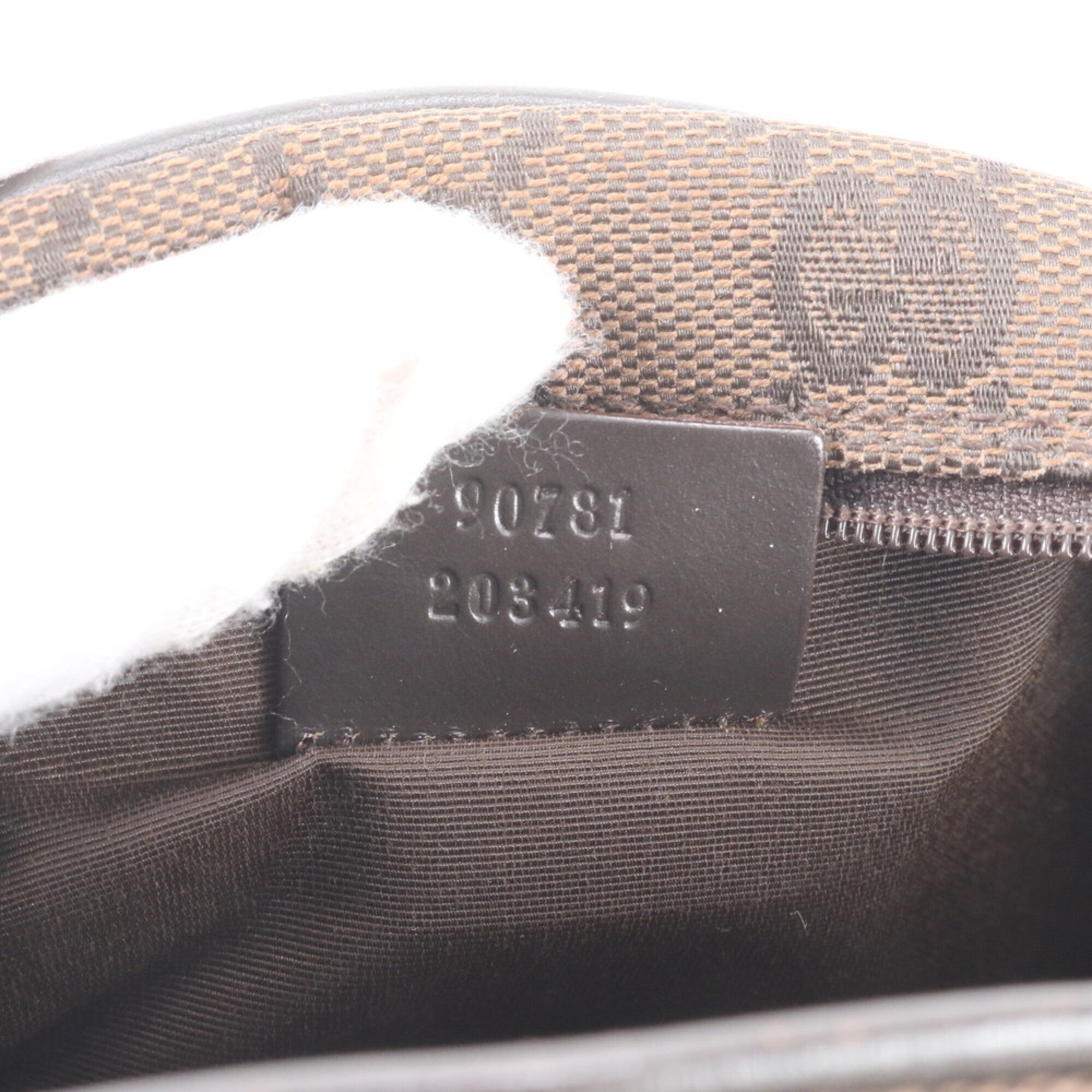 Gucci Gg Canvas Brown Dark Brown Gg Canvas Shoulder Bag (Pre-Owned)