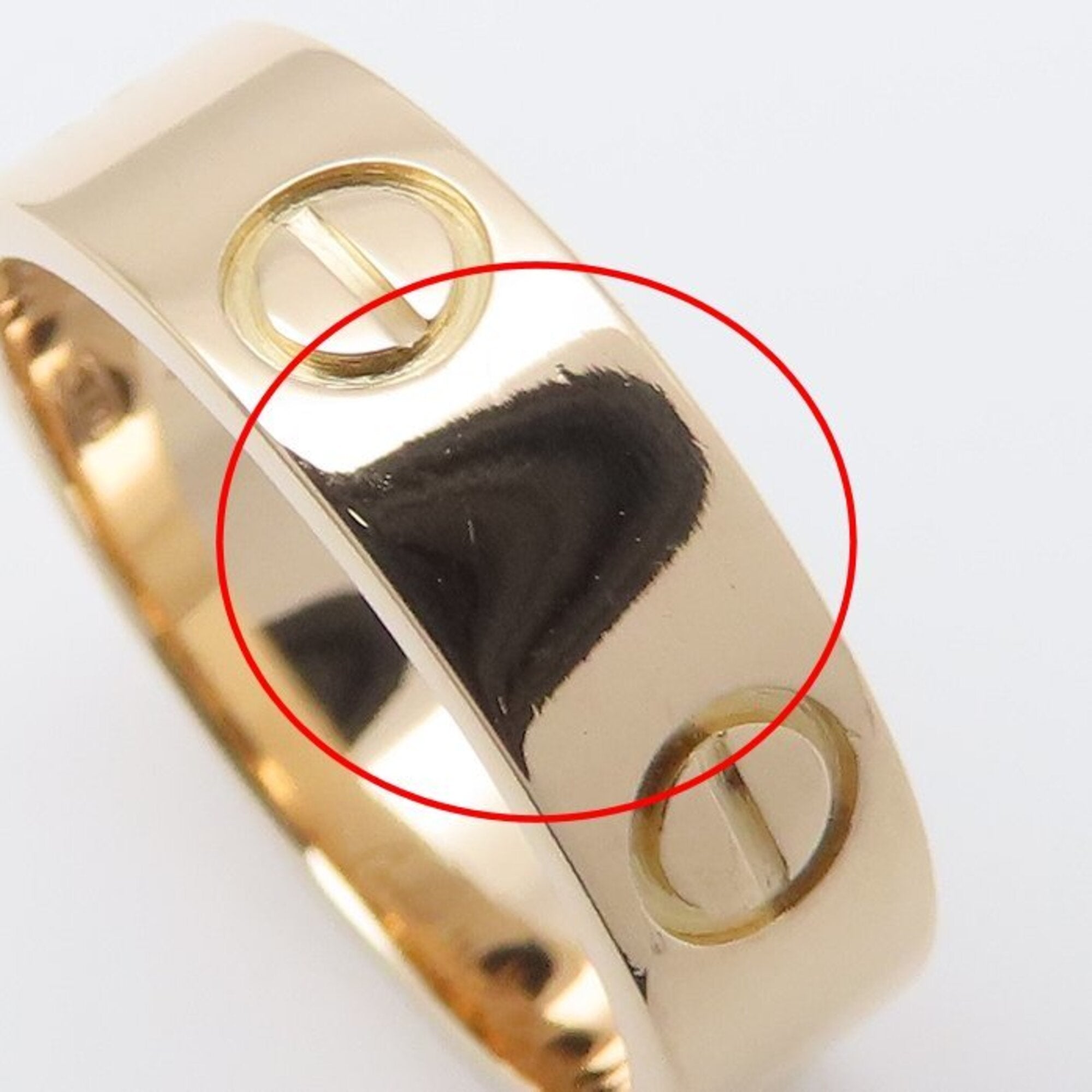 Cartier Love Pink Gold (18K) Band Ring (Pre-Owned)