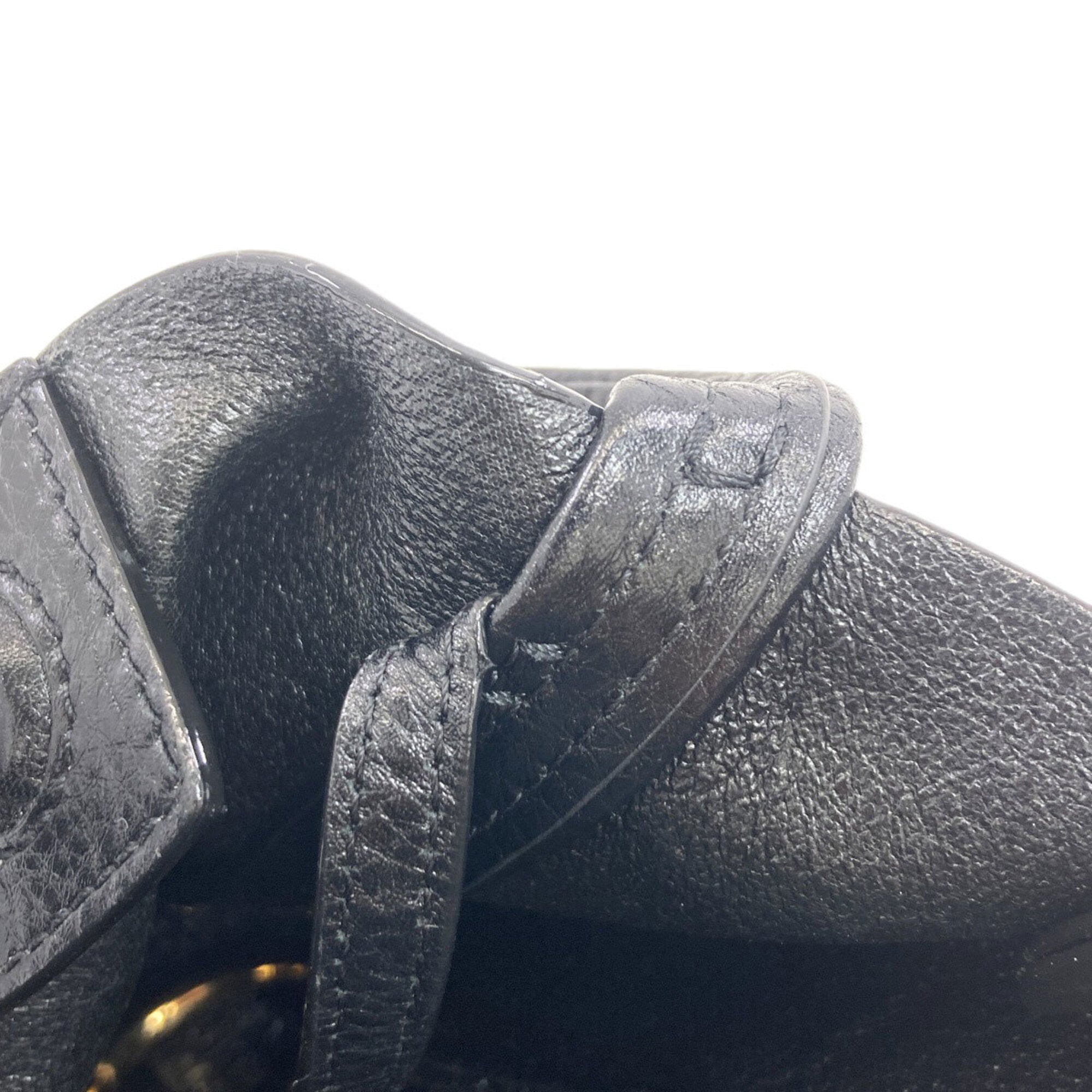 Chloé Black Leather Handbag (Pre-Owned)