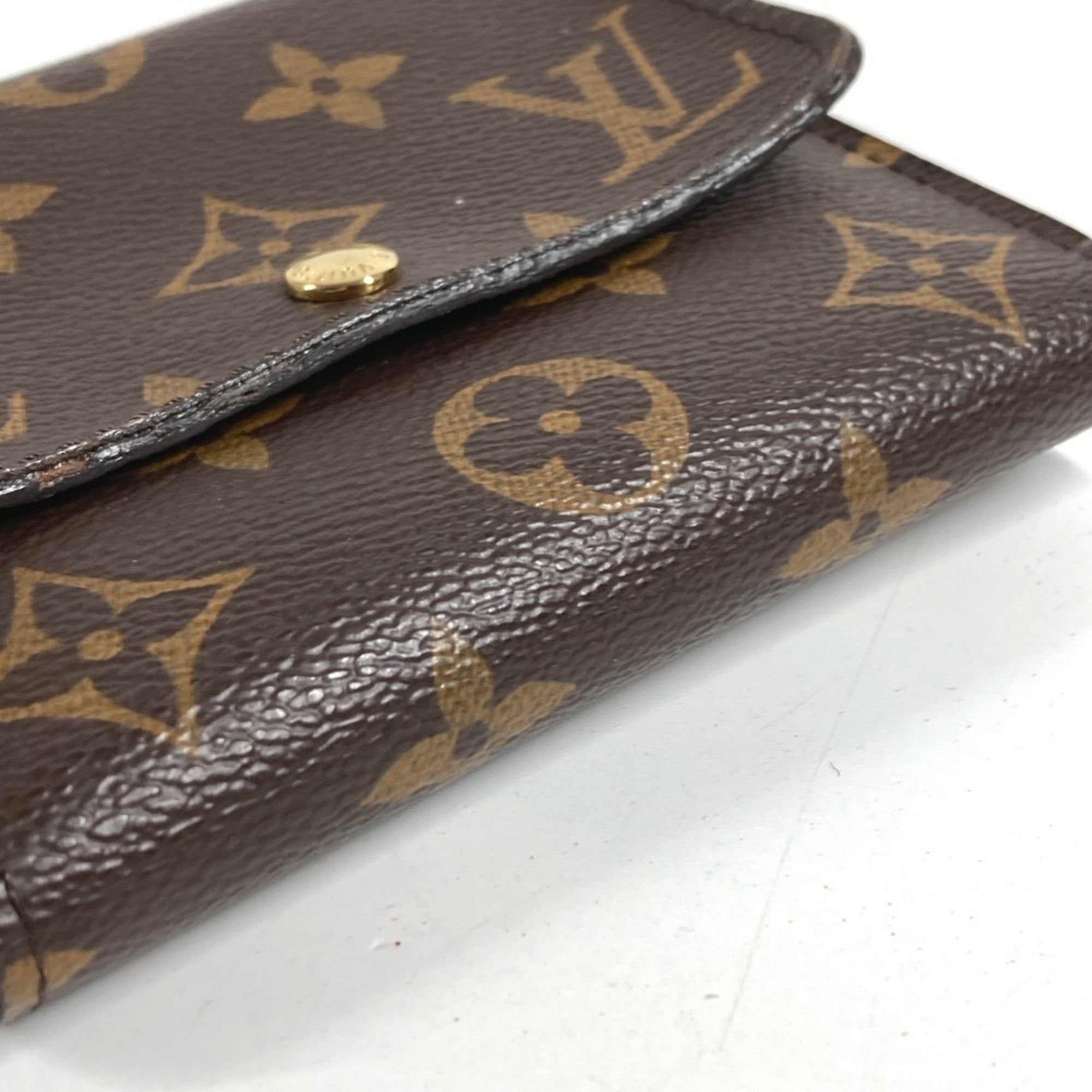 Louis Vuitton Brown Monogram Canvas Card Wallet (Pre-Owned)