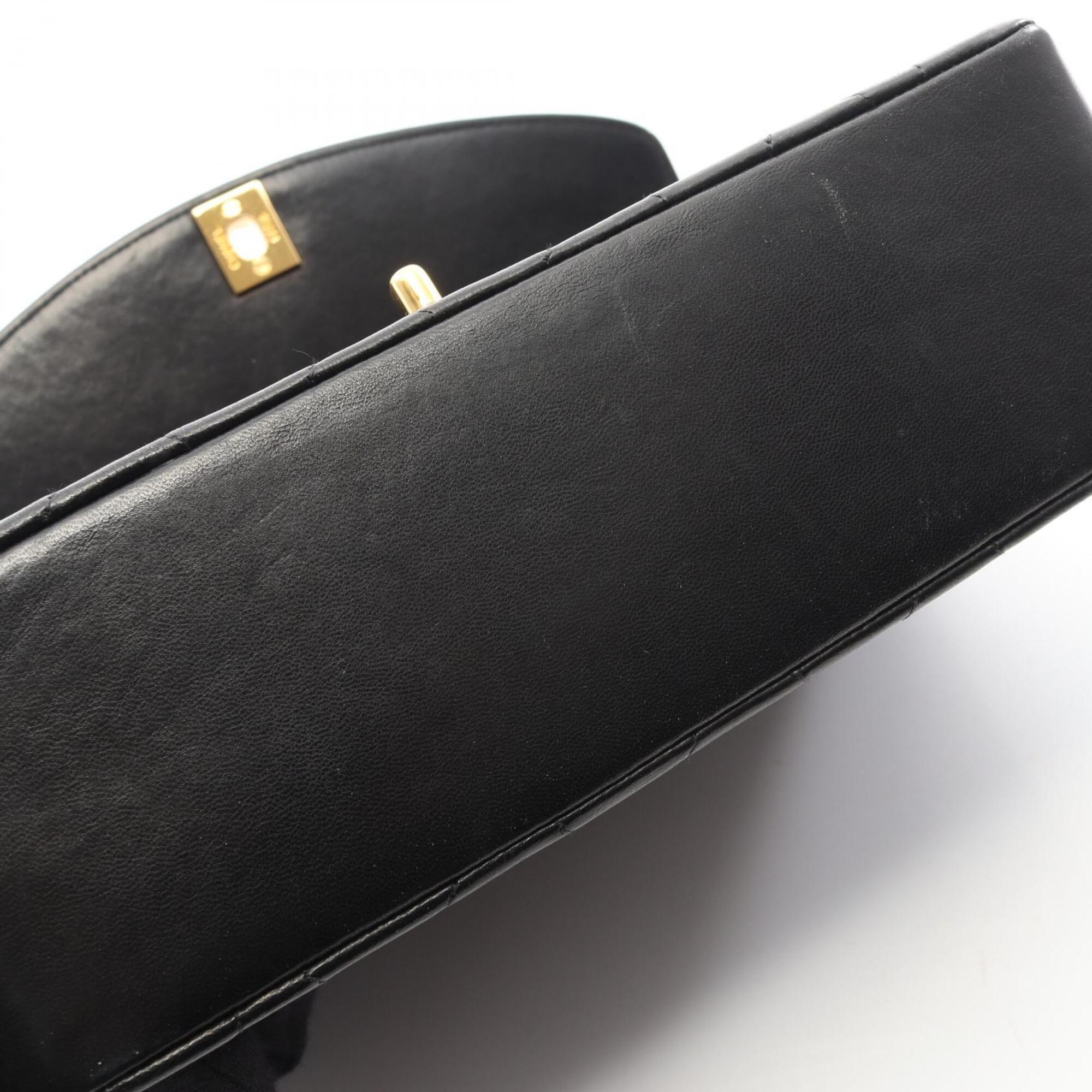 Chanel Black Handbag Shoulder Bag (Pre-Owned)
