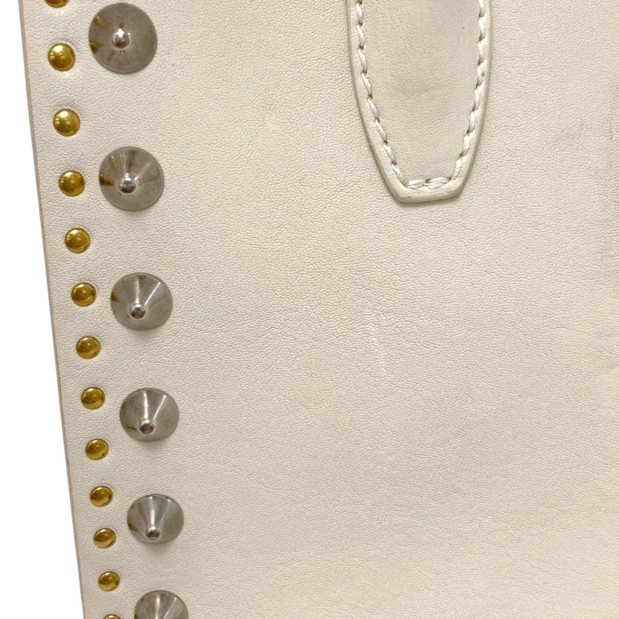 Miu Miu White Leather Handbag (Pre-Owned)
