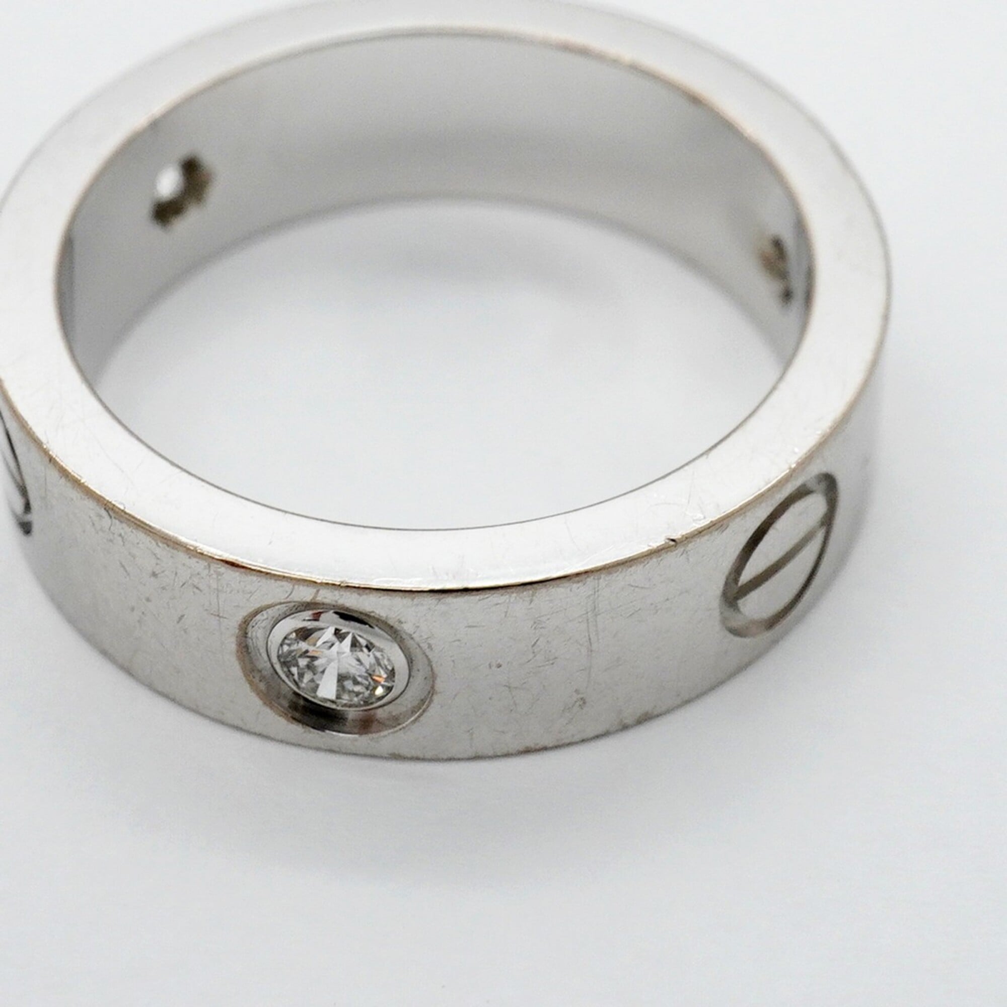 Cartier White Gold (18K) Band Ring (Pre-Owned)