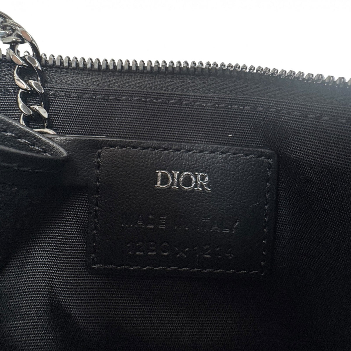 Christian Dior Black Leather Coin Purse/Coin Case (Pre-Owned)
