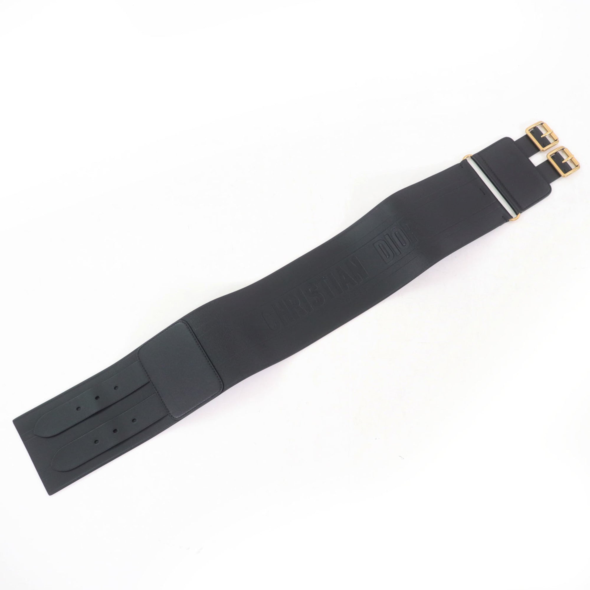 Christian Dior Black Standard Belt (Pre-Owned)