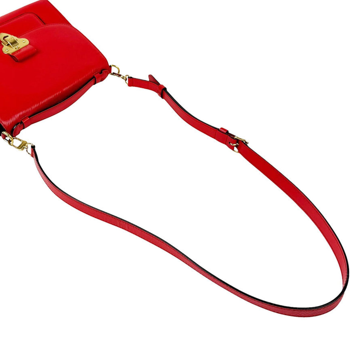 Louis Vuitton Red Color Epi Leather Handbag Shoulder Bag (Pre-Owned)