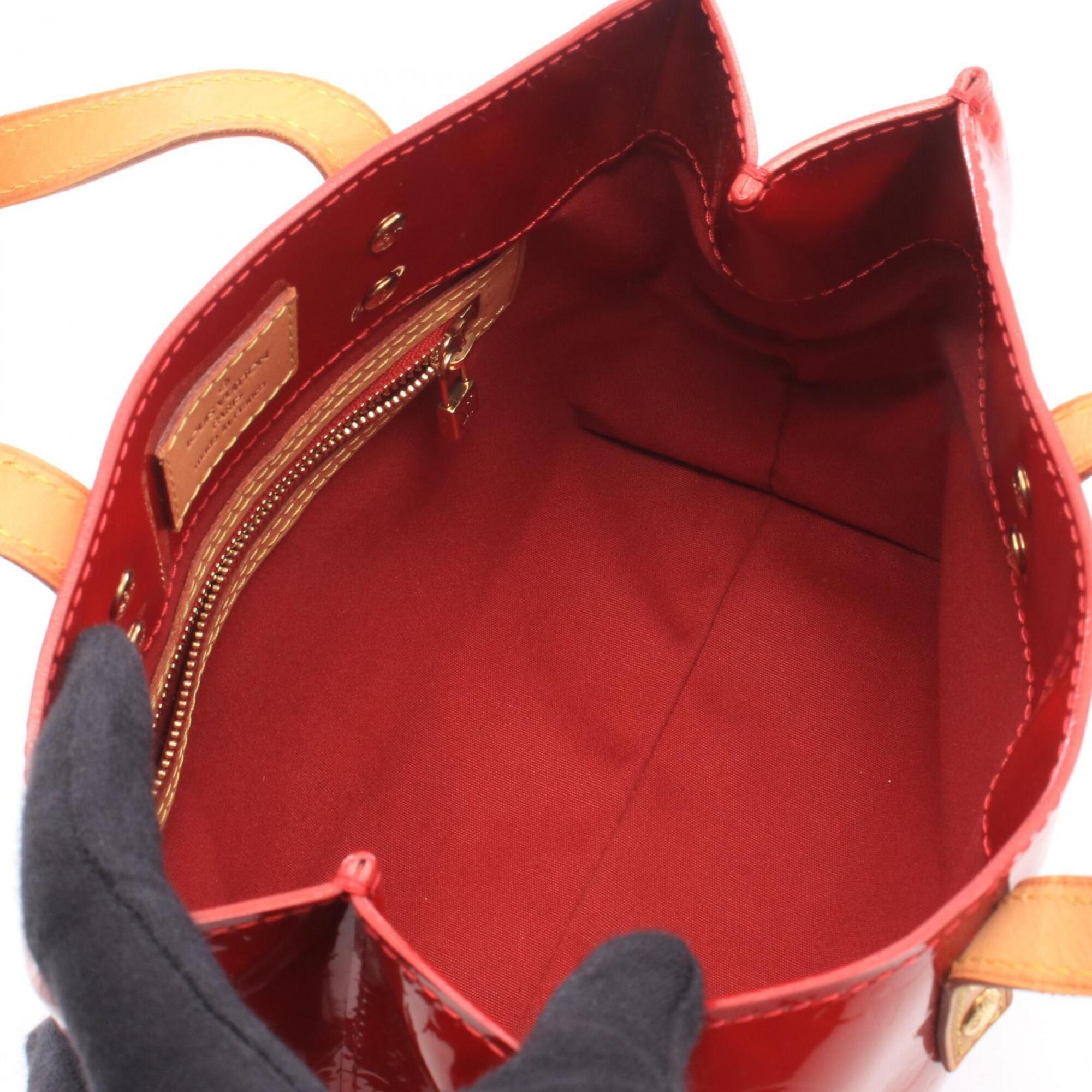Louis Vuitton Pomme D'amour Red Color Monogram Vernis Handbag (Pre-Owned)