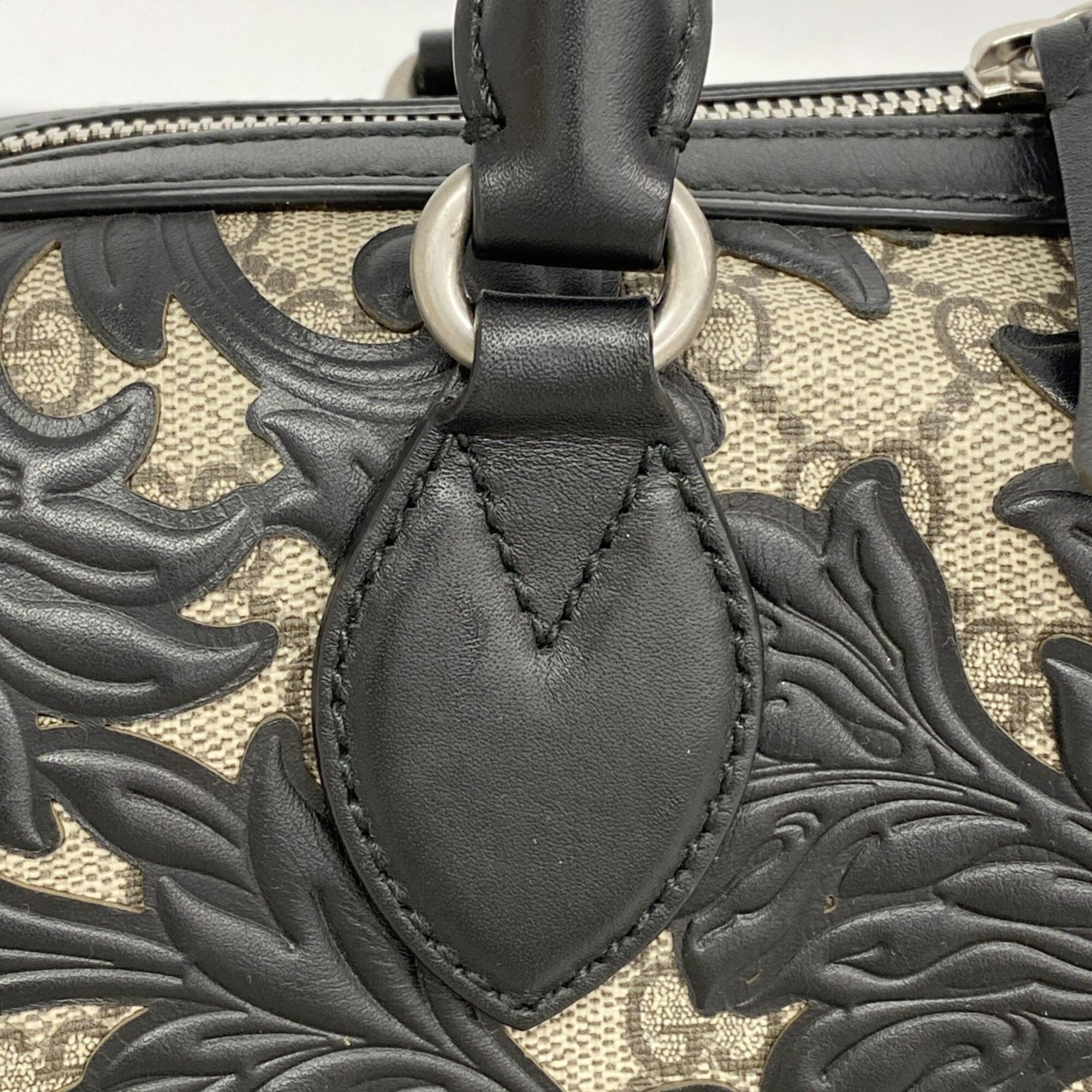 Gucci Black Pvc Handbag (Pre-Owned)