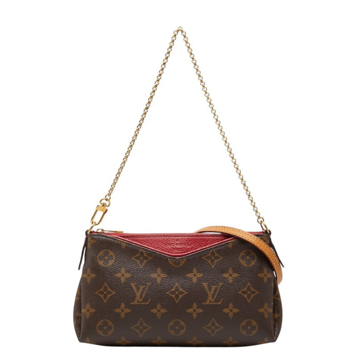 Louis Vuitton Monogram Brown Cerise Monogram Red Color Monogram Handbag Shoulder Bag (Pre-Owned)