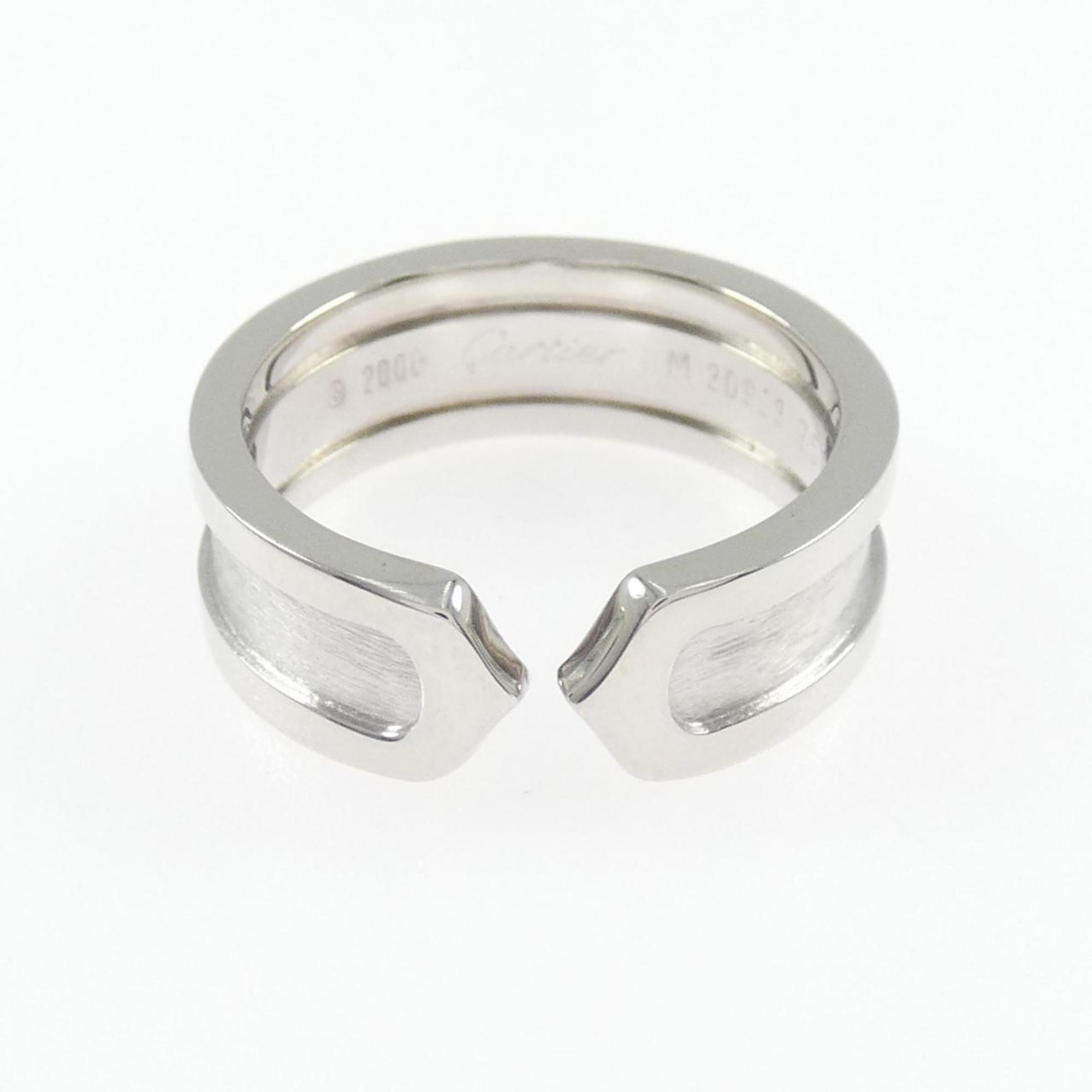 Cartier C2 White Gold (18K) Band Ring (Pre-Owned)