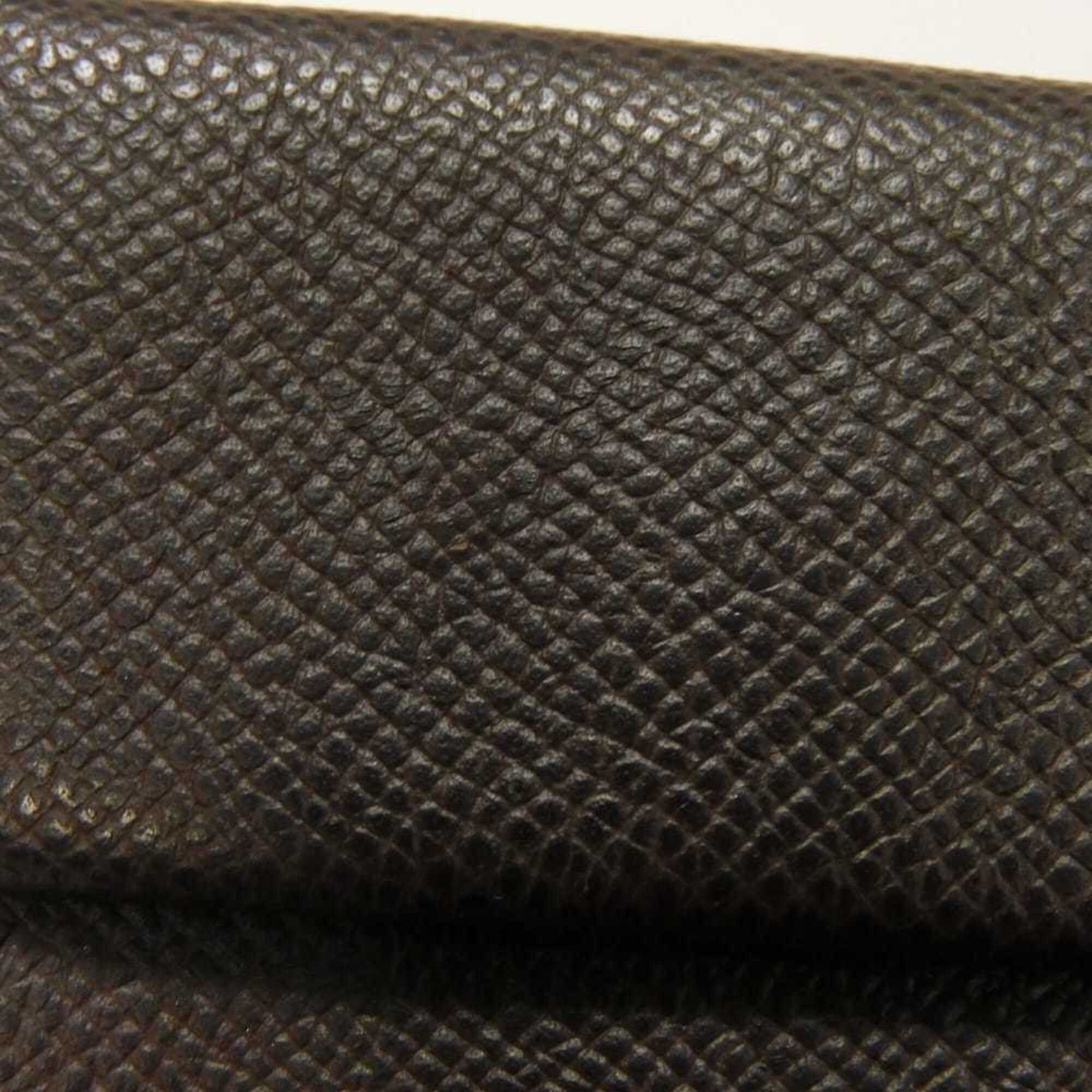 Hermes Brown Chocolat Dark Brown Epsom Leather Coin Purse/Coin Case (Pre-Owned)