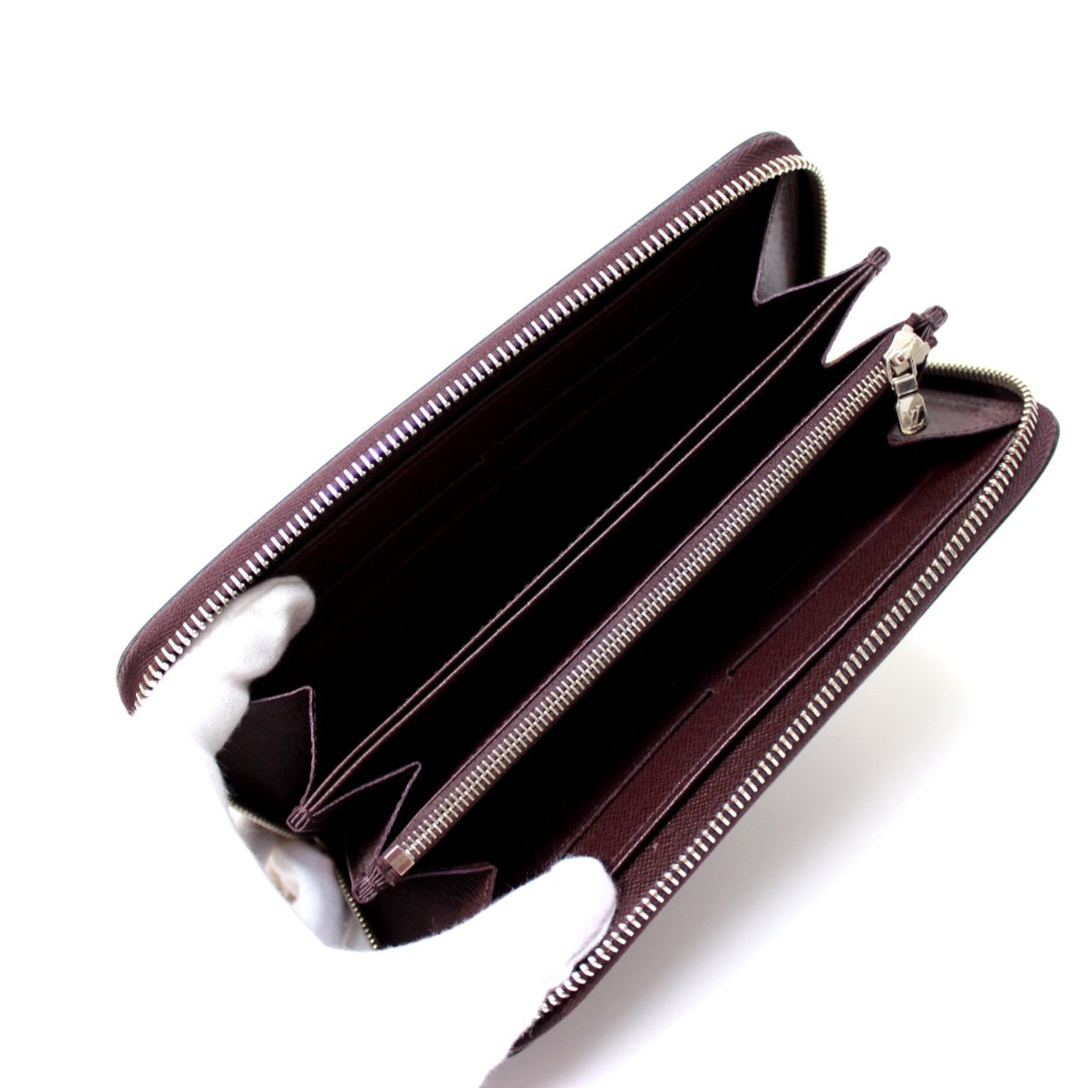 Louis Vuitton Purple Leather Long Wallet (Bi-Fold) (Pre-Owned)
