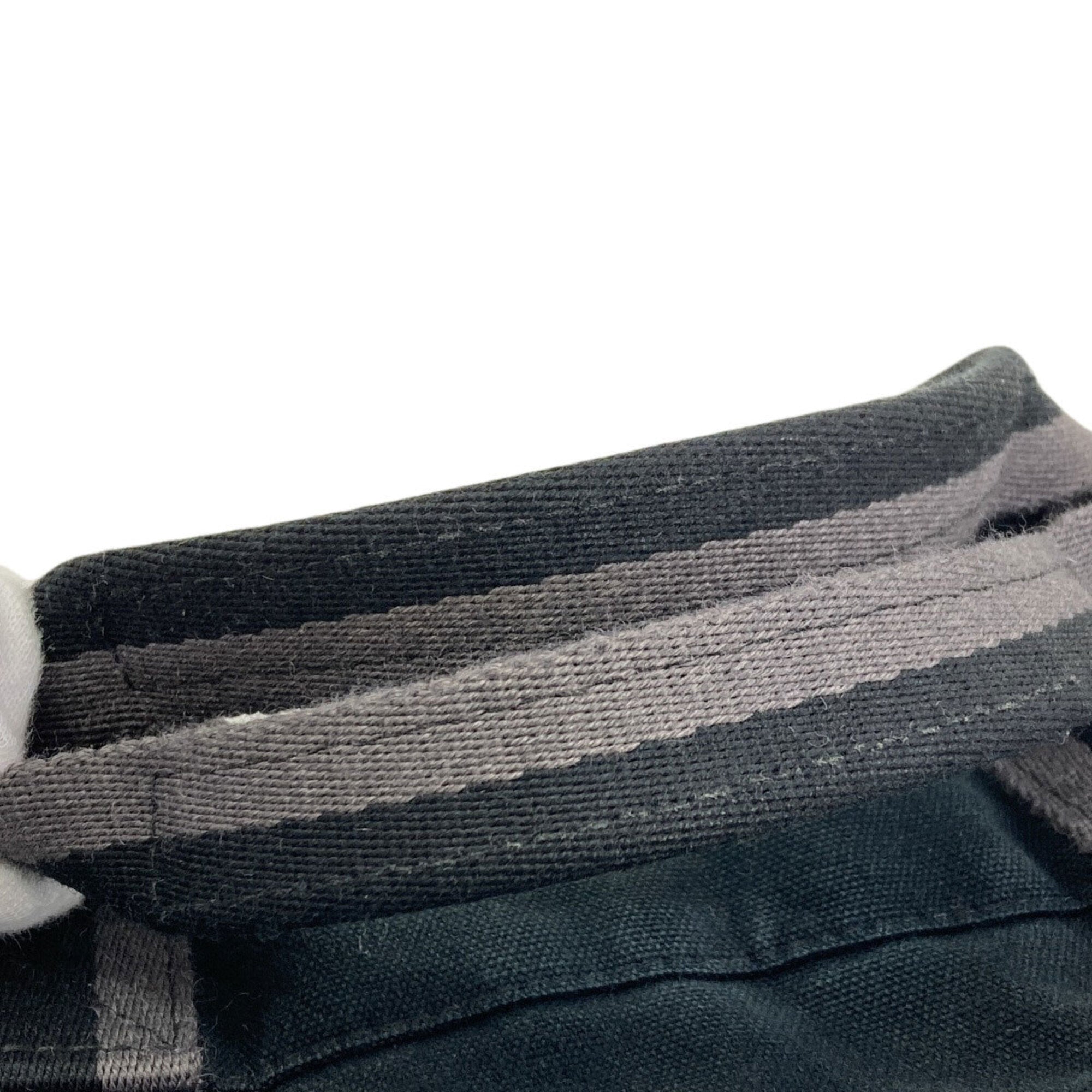 Hermes Black Canvas Handbag (Pre-Owned)