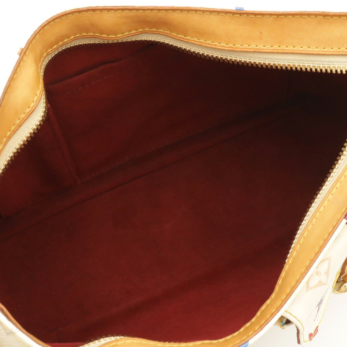 Louis Vuitton Blanc Monogram Canvas Shoulder Bag (Pre-Owned)