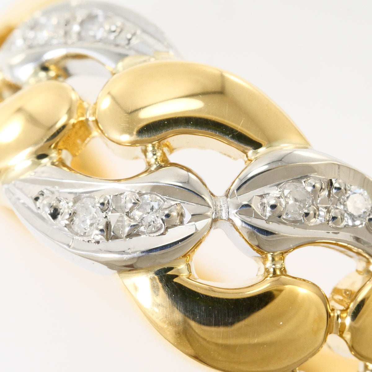 Unbranded Platinum Yellow Gold Yellow Gold (18K) Platinum 900 Band Ring (Pre-Owned)