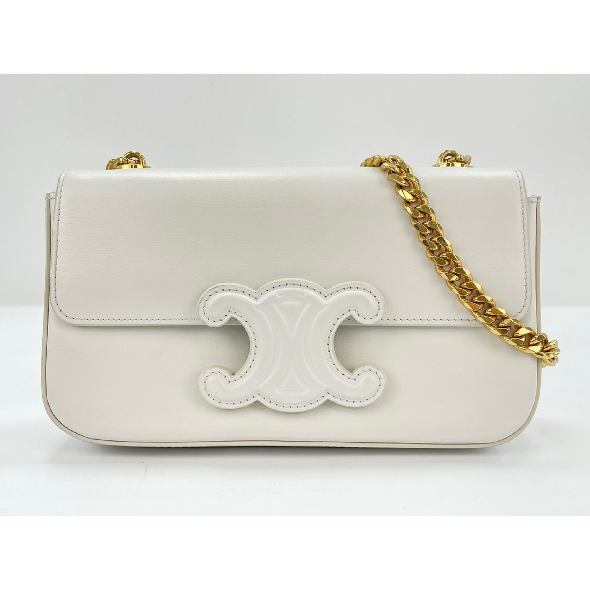 Celine White Shoulder Bag (Pre-Owned)
