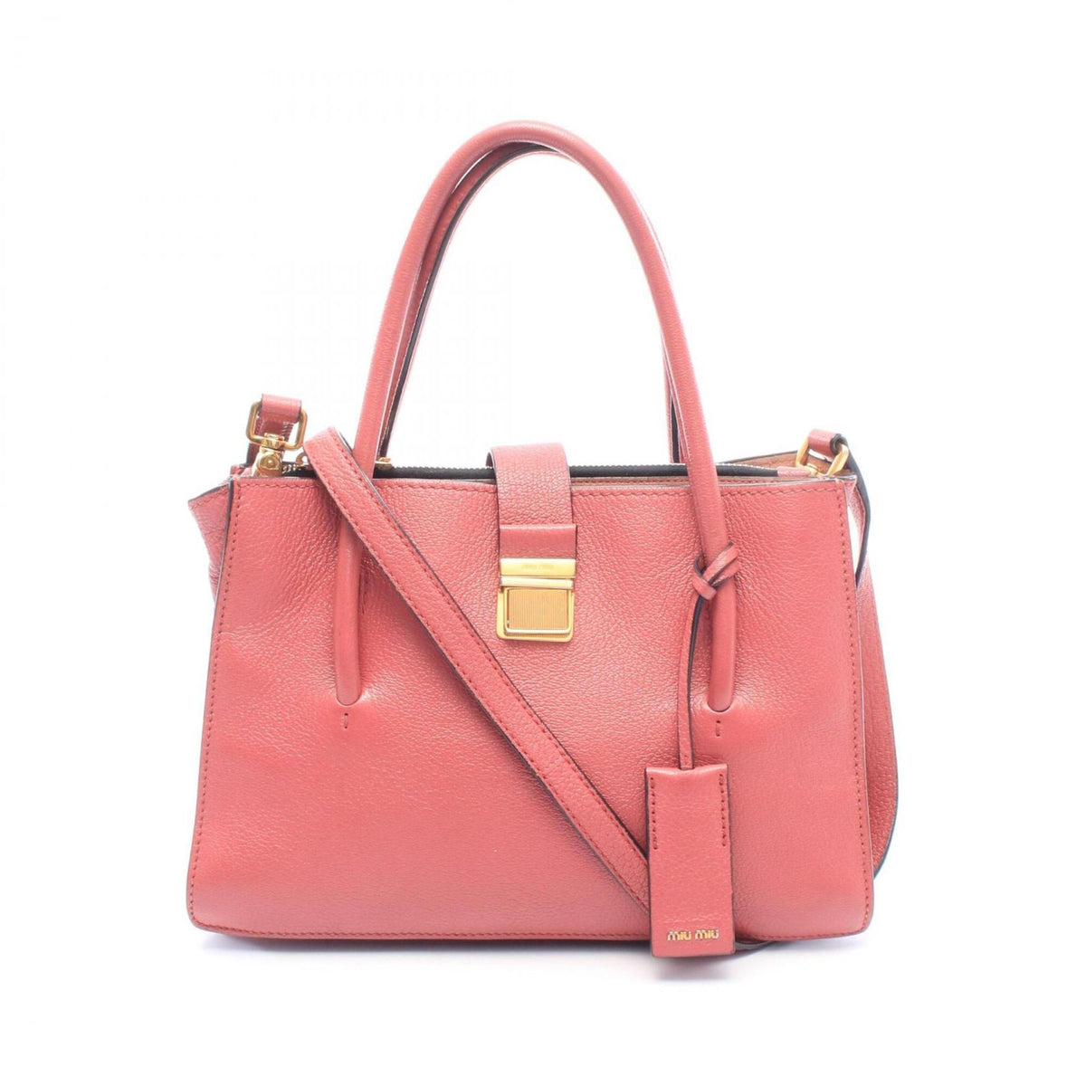 Miu Miu Pink Leather Handbag (Pre-Owned)