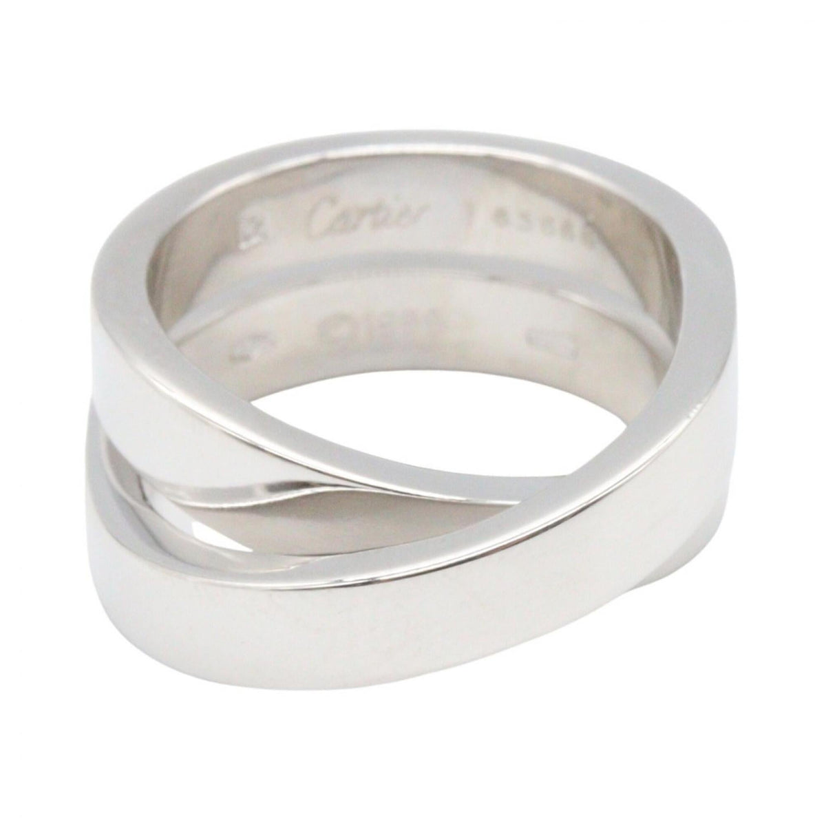 Cartier Silver White Gold (18K) Band Ring (Pre-Owned)