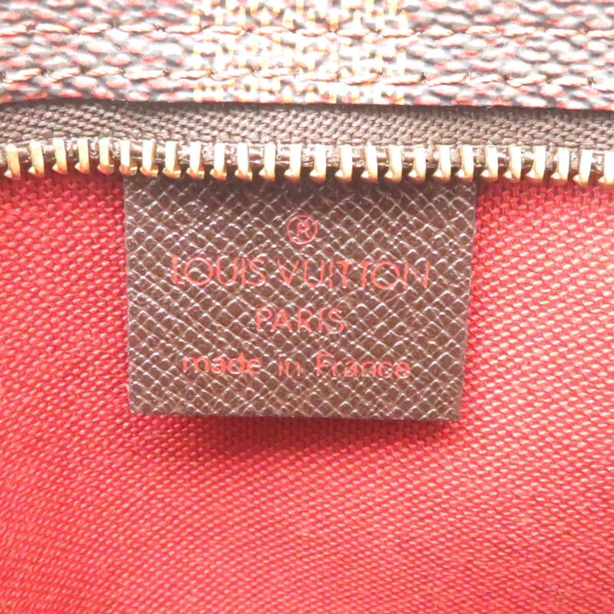 Louis Vuitton Brown Damier Canvas Handbag (Pre-Owned)