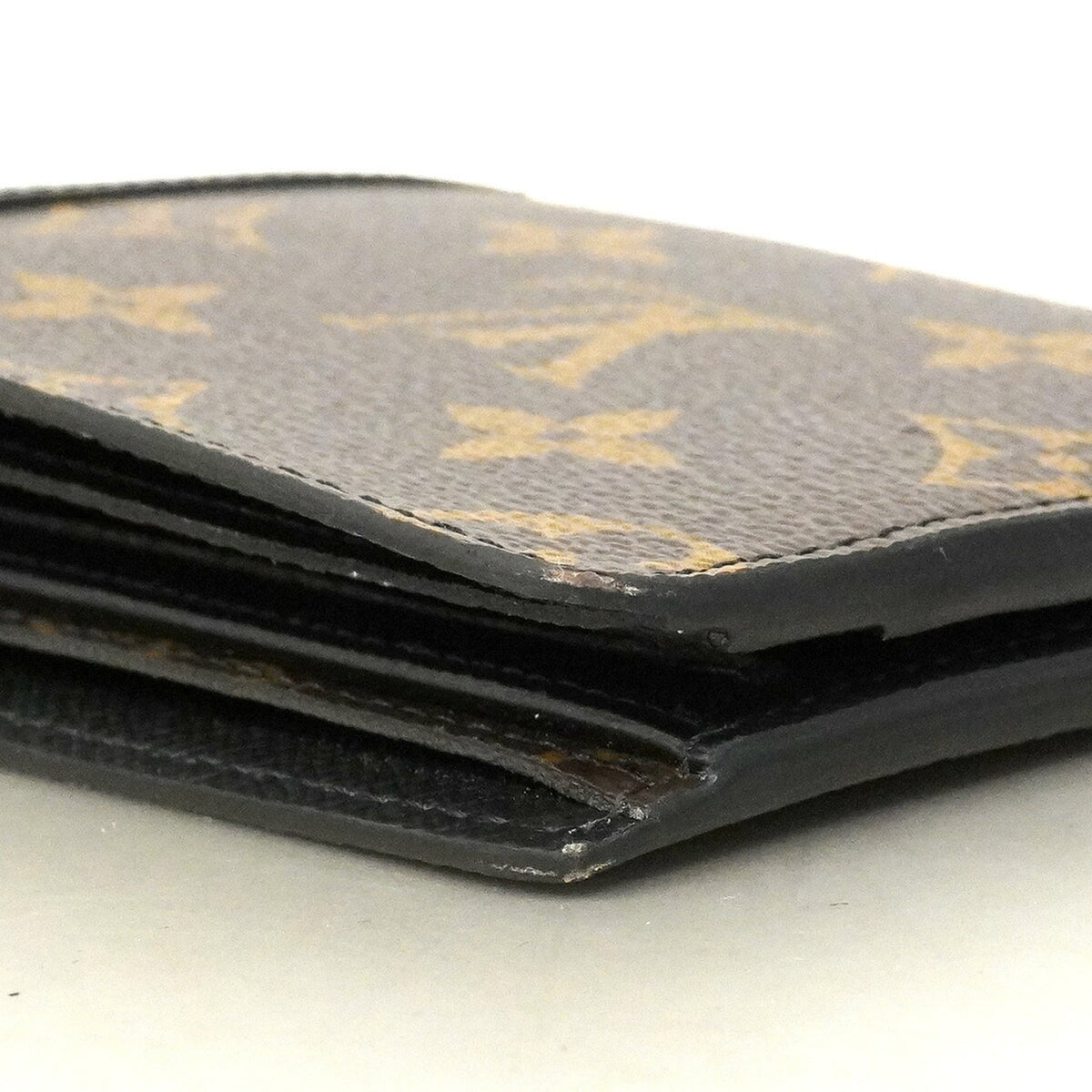 Louis Vuitton Black Brown Bill Wallet (Bi-Fold) (Pre-Owned)