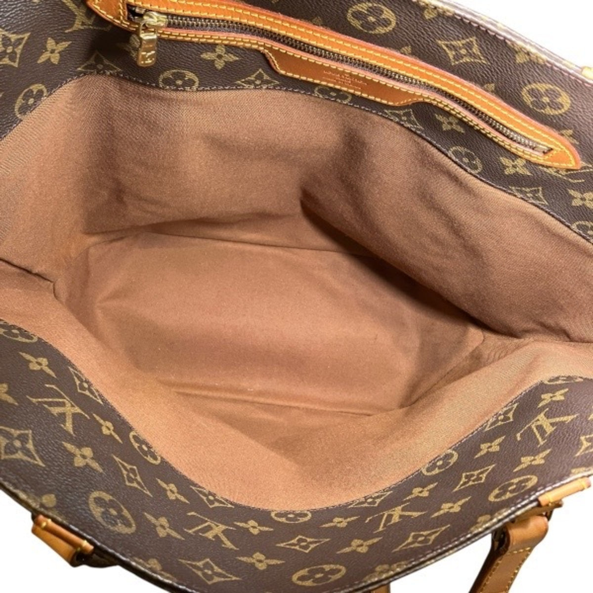 Louis Vuitton Brown Monogram Handbag Tote Bag (Pre-Owned)
