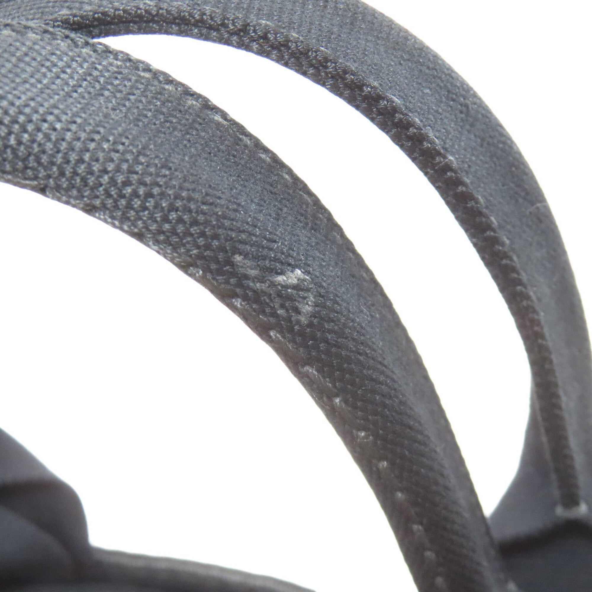 Prada Canapa Black Canvas Handbag (Pre-Owned)