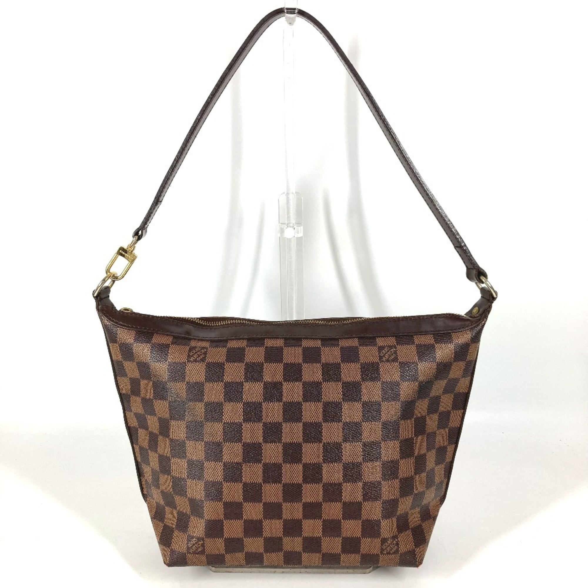 Louis Vuitton Brown Ebene Damier Canvas Handbag Shoulder Bag (Pre-Owned)