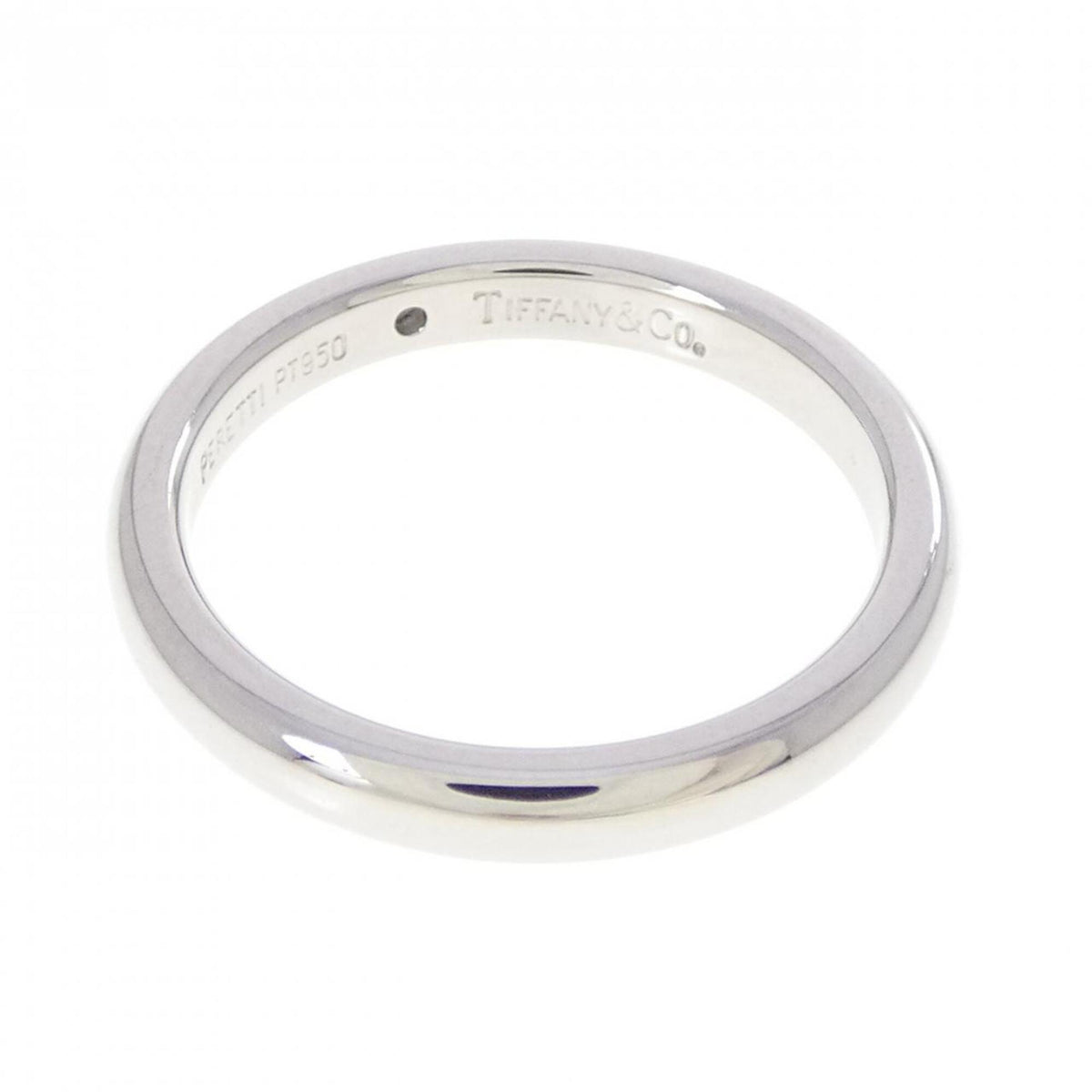 Tiffany Platinum 950 Band Ring (Pre-Owned)
