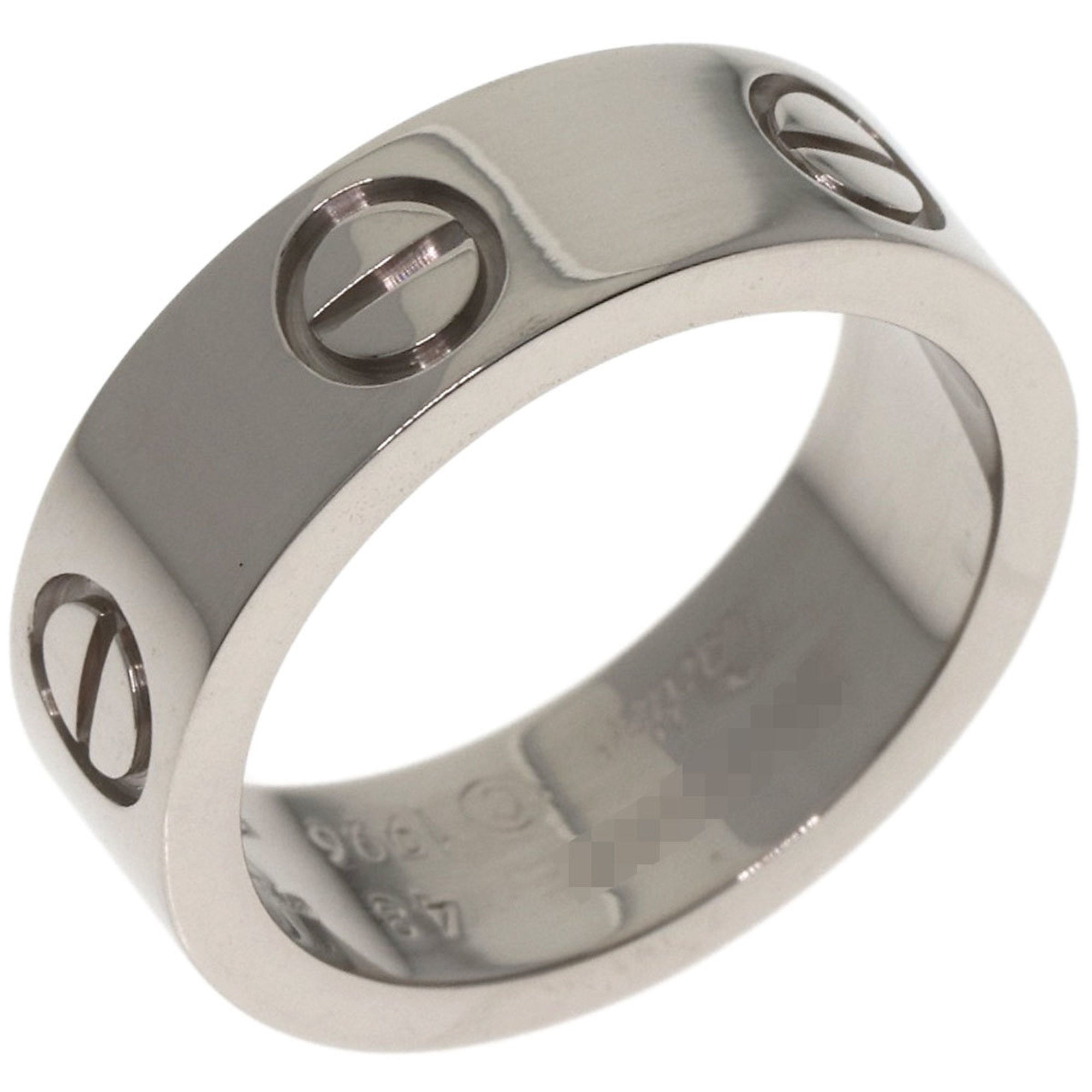Cartier Love White Gold (18K) Band Ring (Pre-Owned)