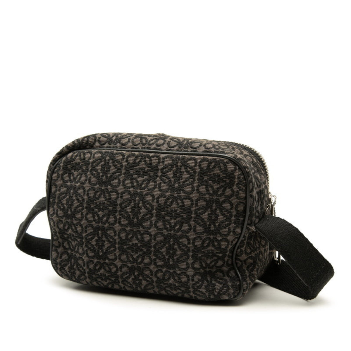 Loewe Brown Canvas Leather Shoulder Bag (Pre-Owned)