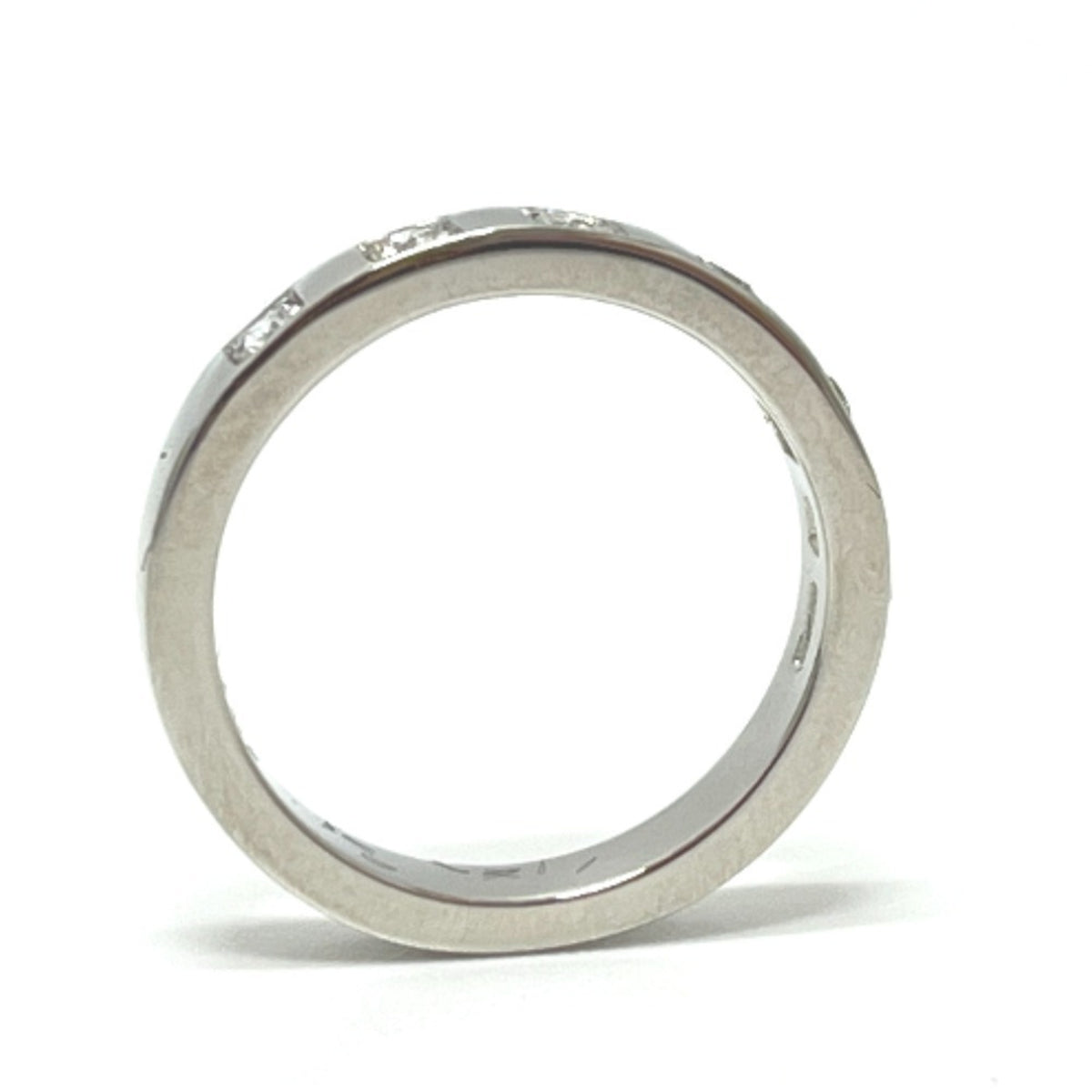 Bvlgari Silver Platinum 950 Band Ring (Pre-Owned)