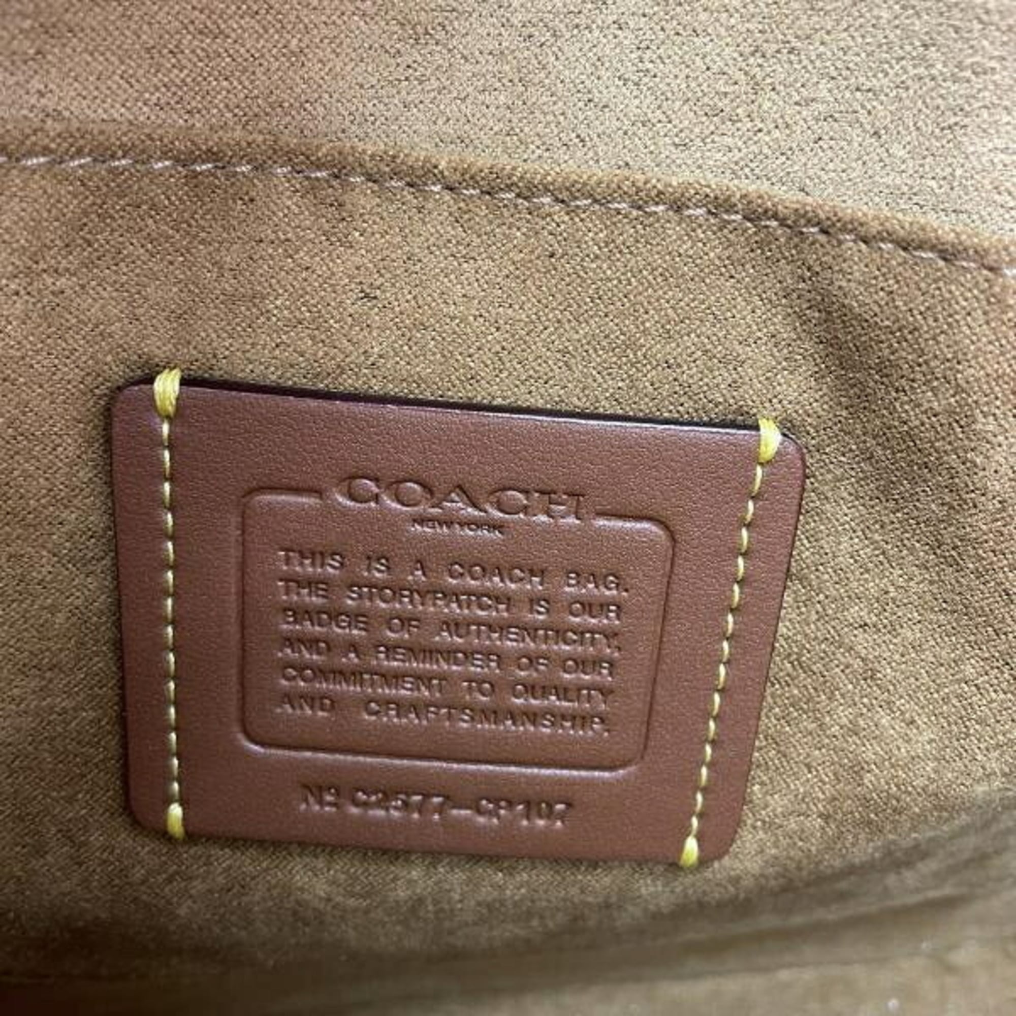 Coach Green Saddle Bag Shoulder Bag (Pre-Owned)