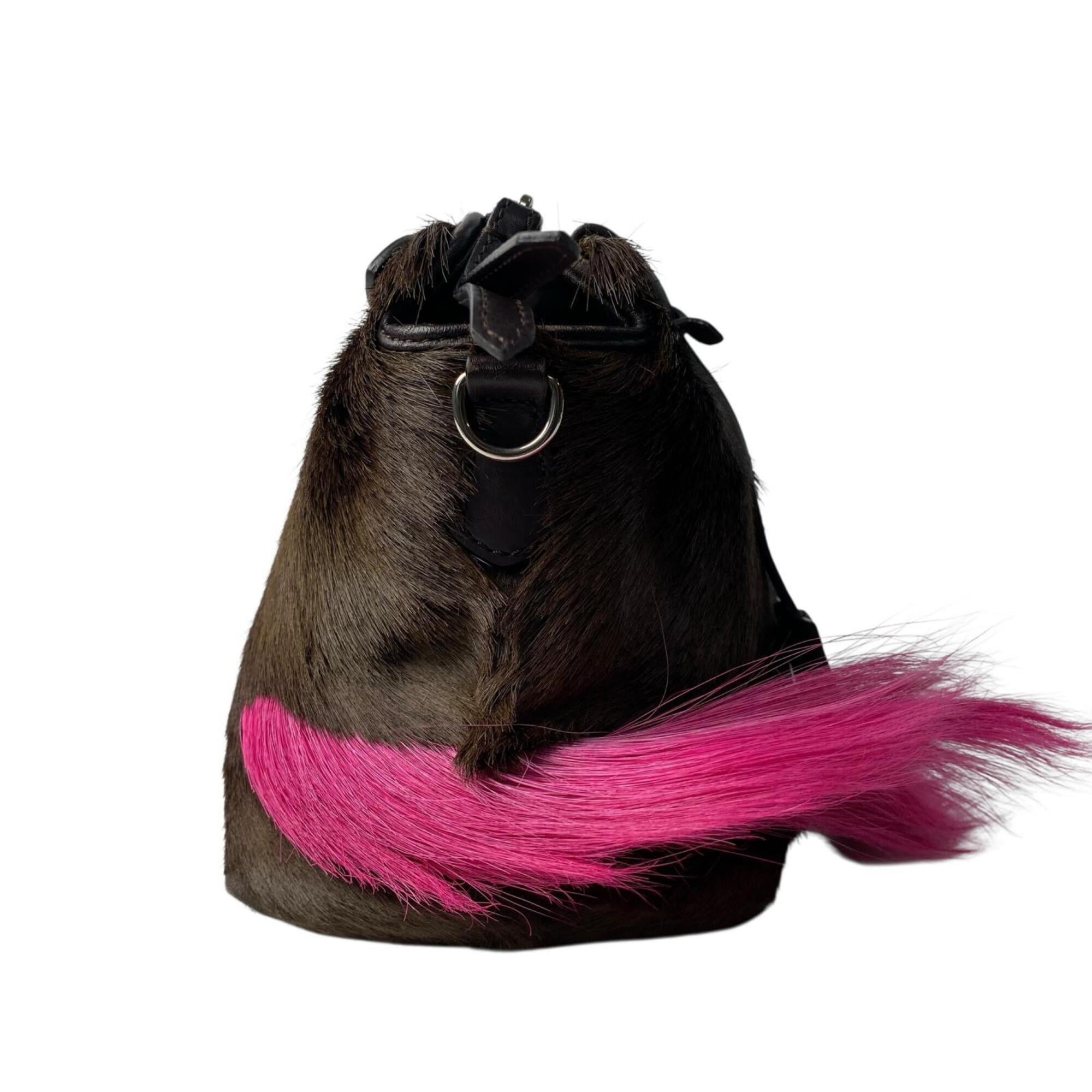 Fendi Brown Fur Shoulder Bag (Pre-Owned)