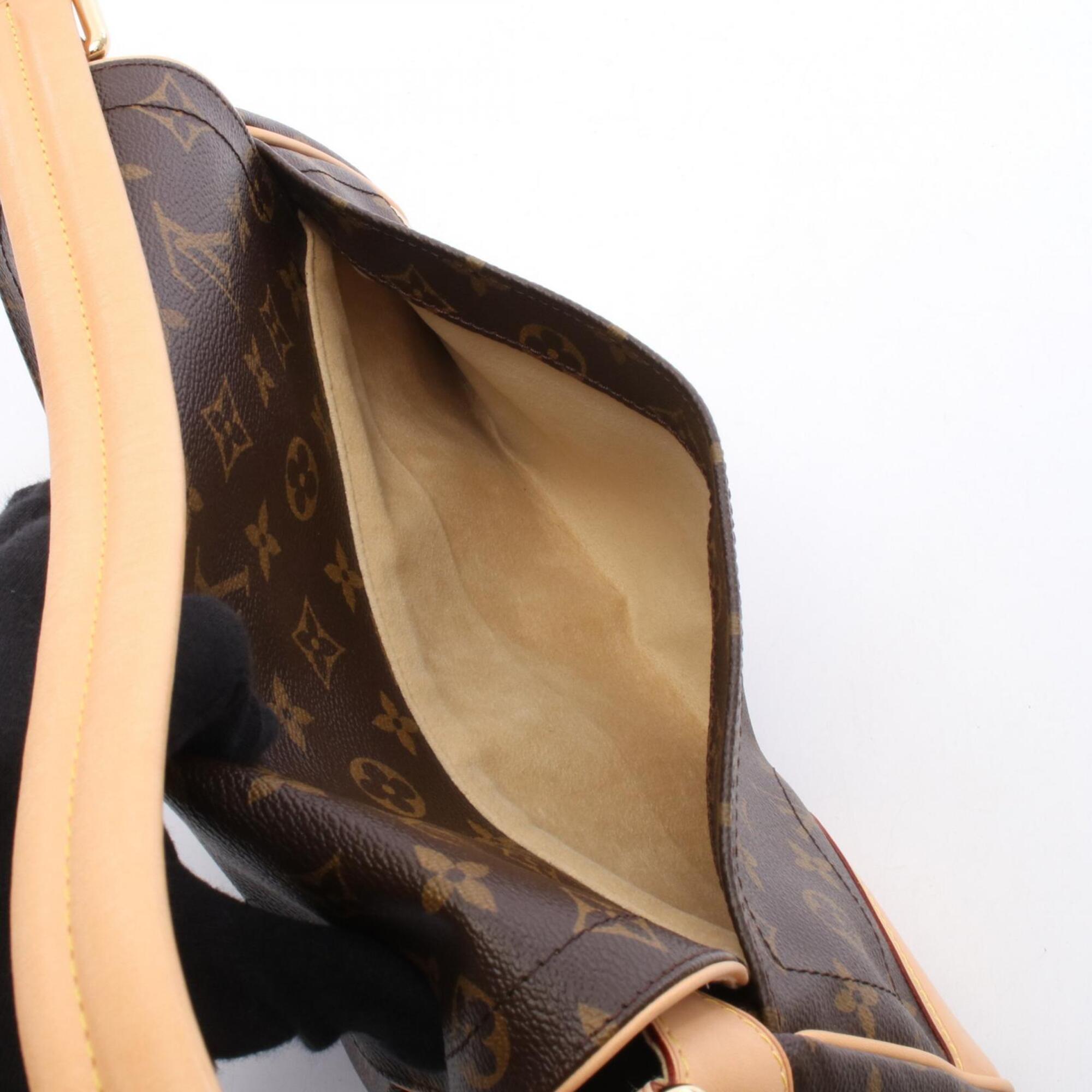 Louis Vuitton Brown Monogram Monogram Leather Handbag Shoulder Bag (Pre-Owned)