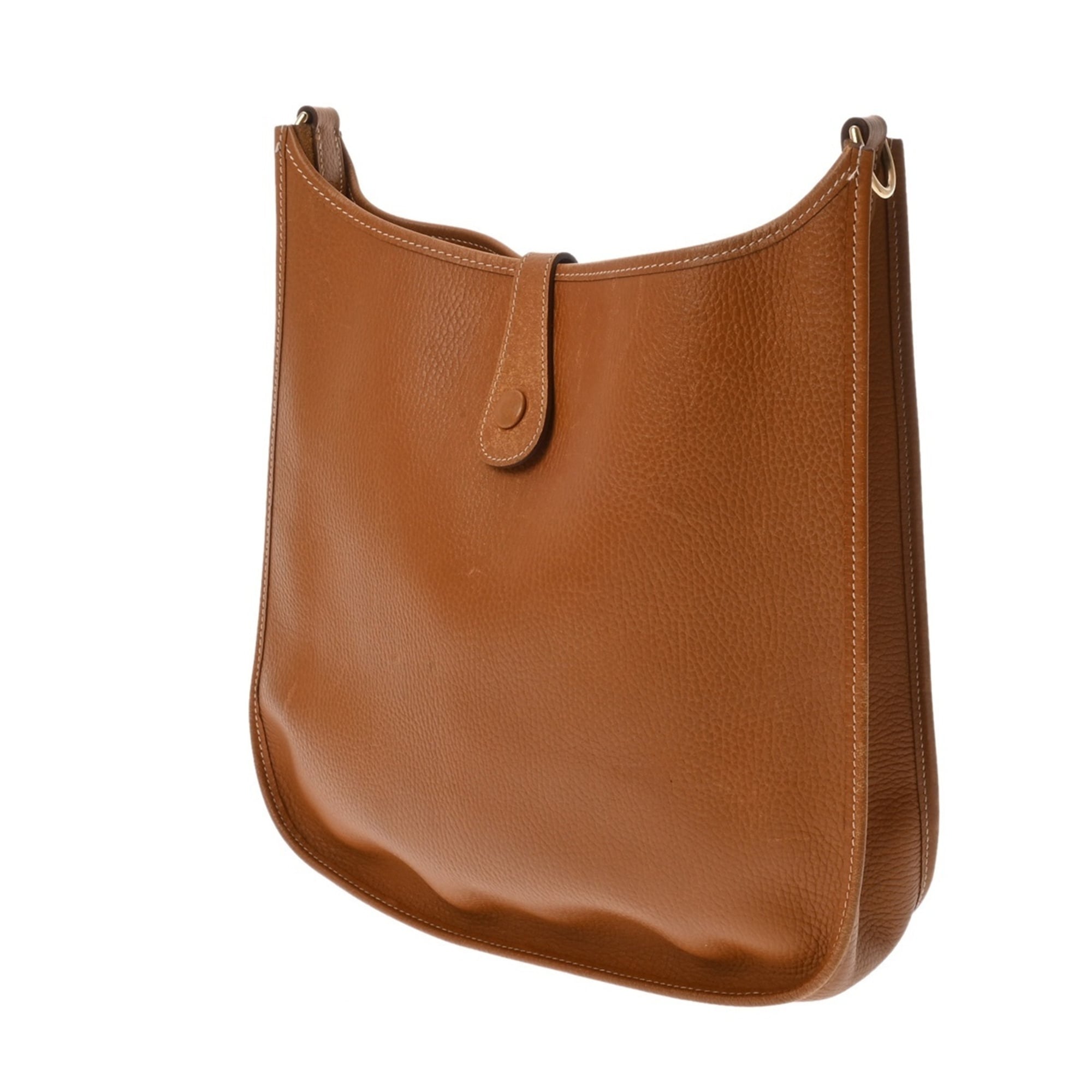 Hermes Evelyne Natural Ardennes Leather Shoulder Bag (Pre-Owned)