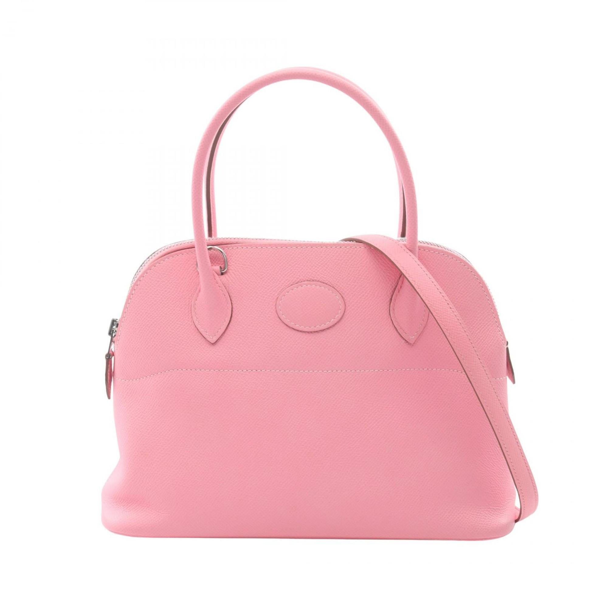 Hermes Pink Ivory Epsom Leather Handbag (Pre-Owned)