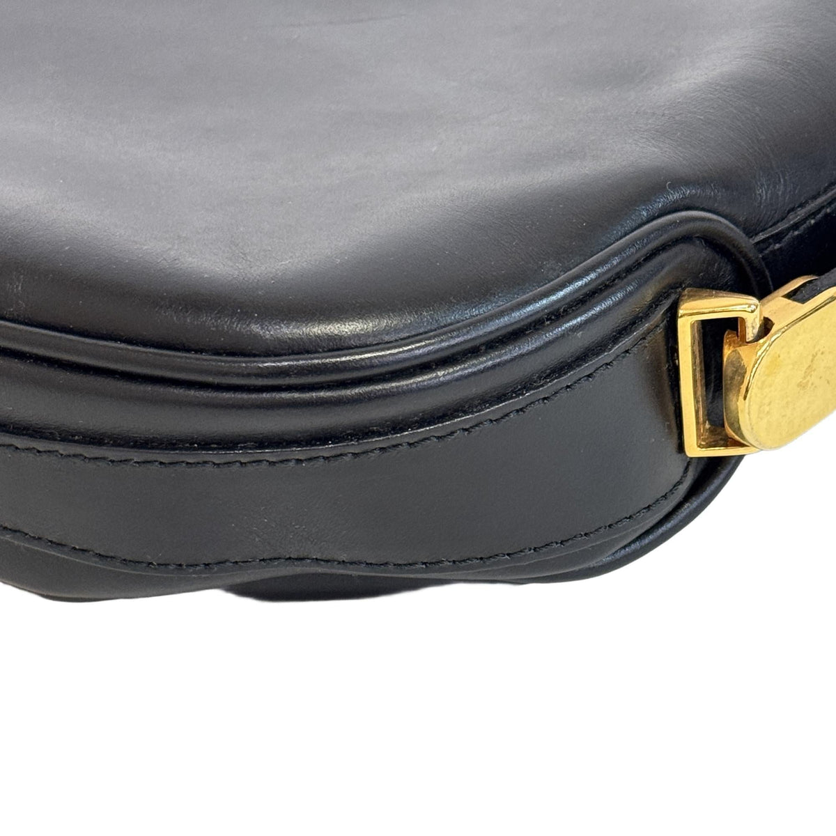 Bally Black Leather Pochette Shoulder Bag (Pre-Owned)