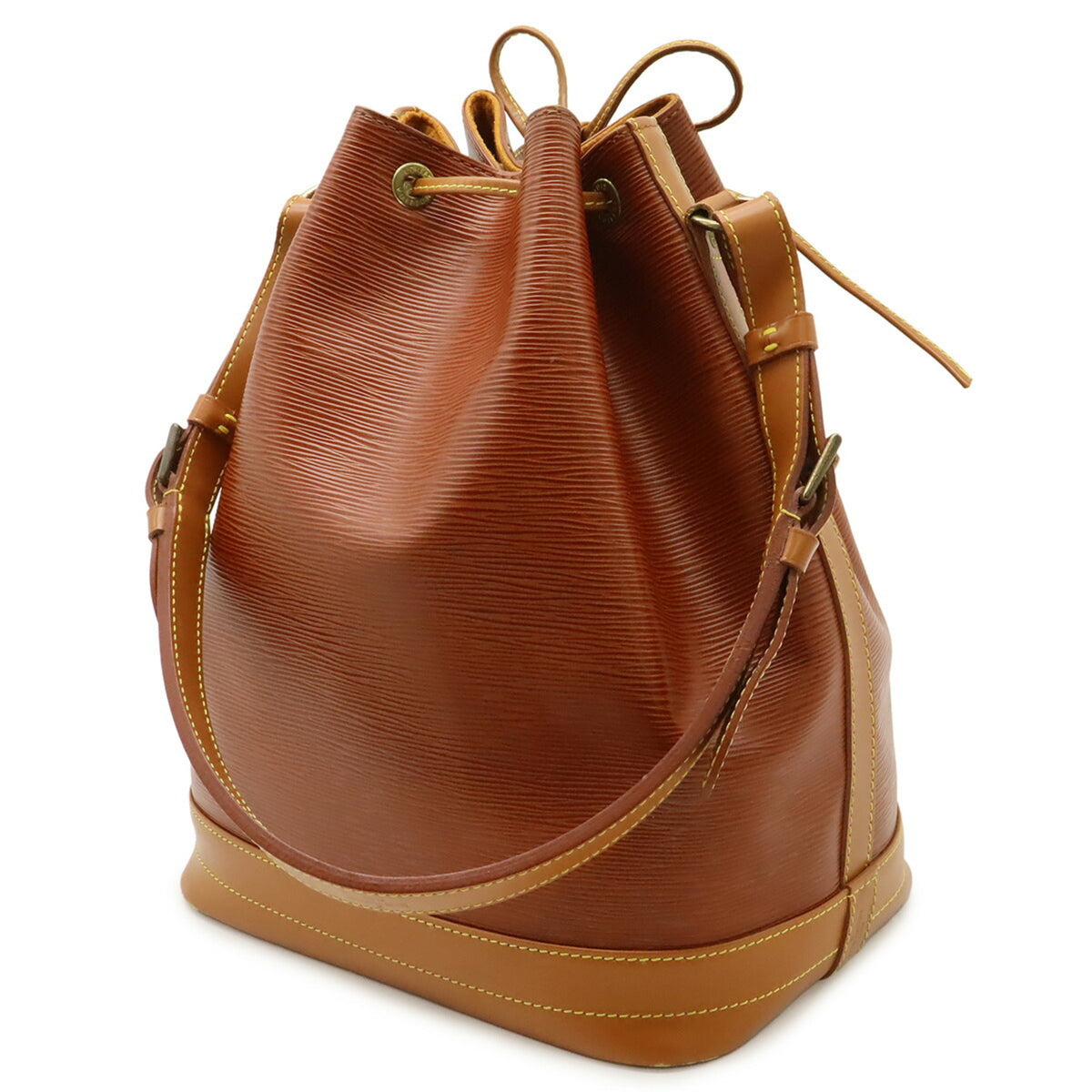 Louis Vuitton Brown Leather Shoulder Bag (Pre-Owned)