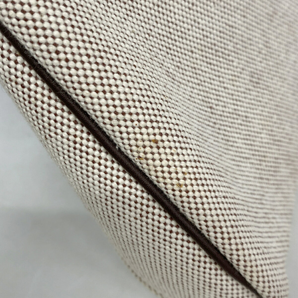 Hermes Brown Toile H Handbag (Pre-Owned)