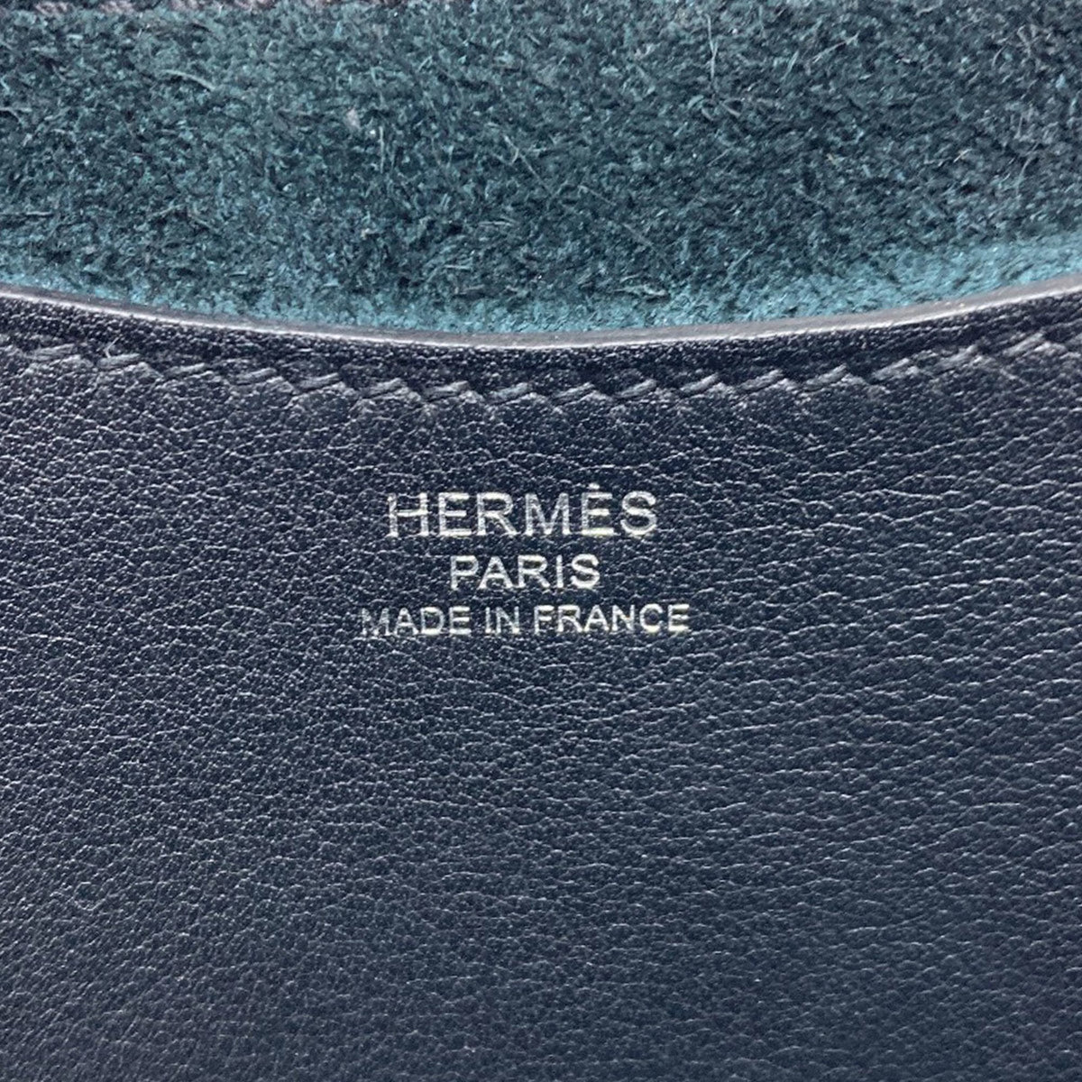 Hermes Black Taurillon Clemence Leather Handbag (Pre-Owned)