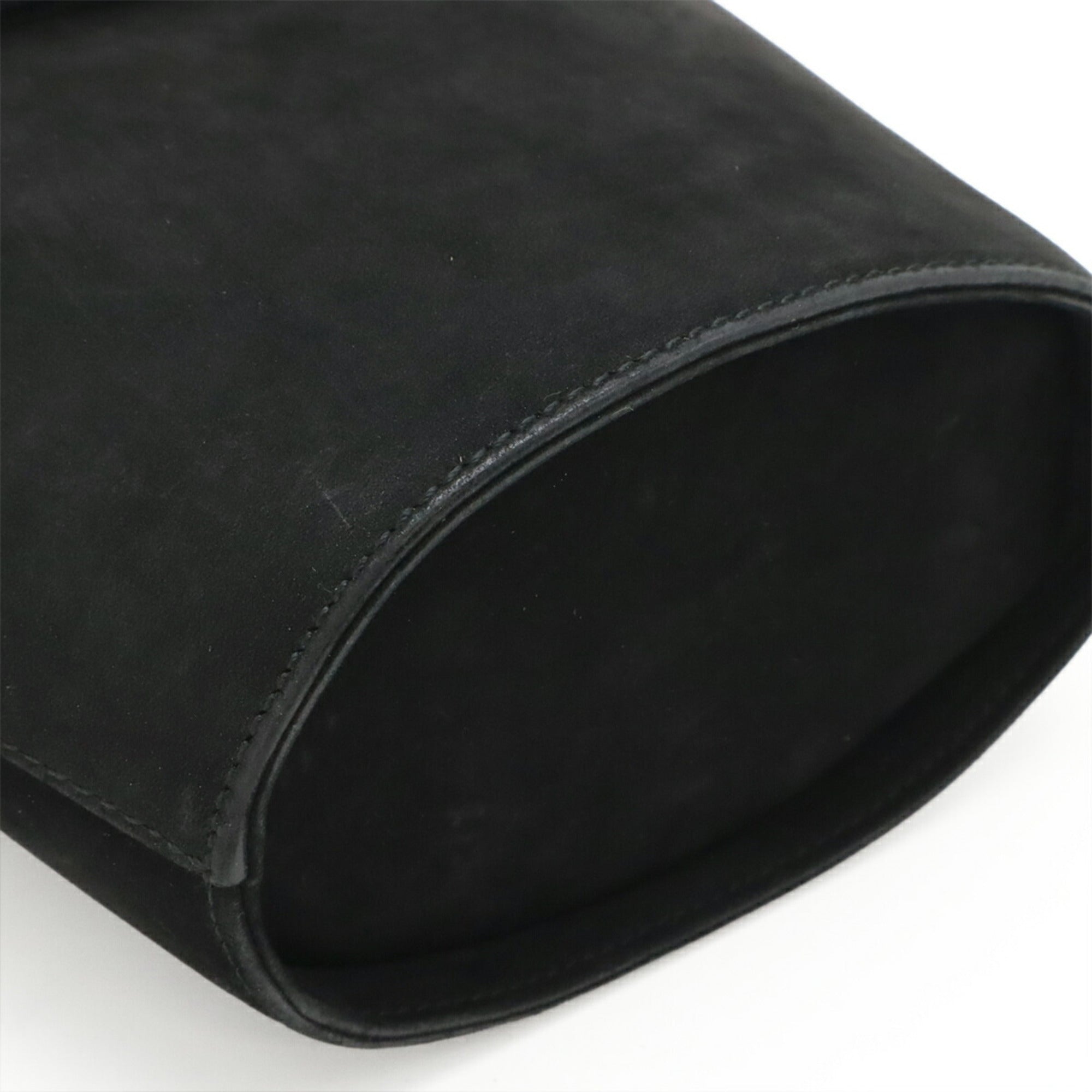 Salvatore Ferragamo Black Suede Handbag (Pre-Owned)