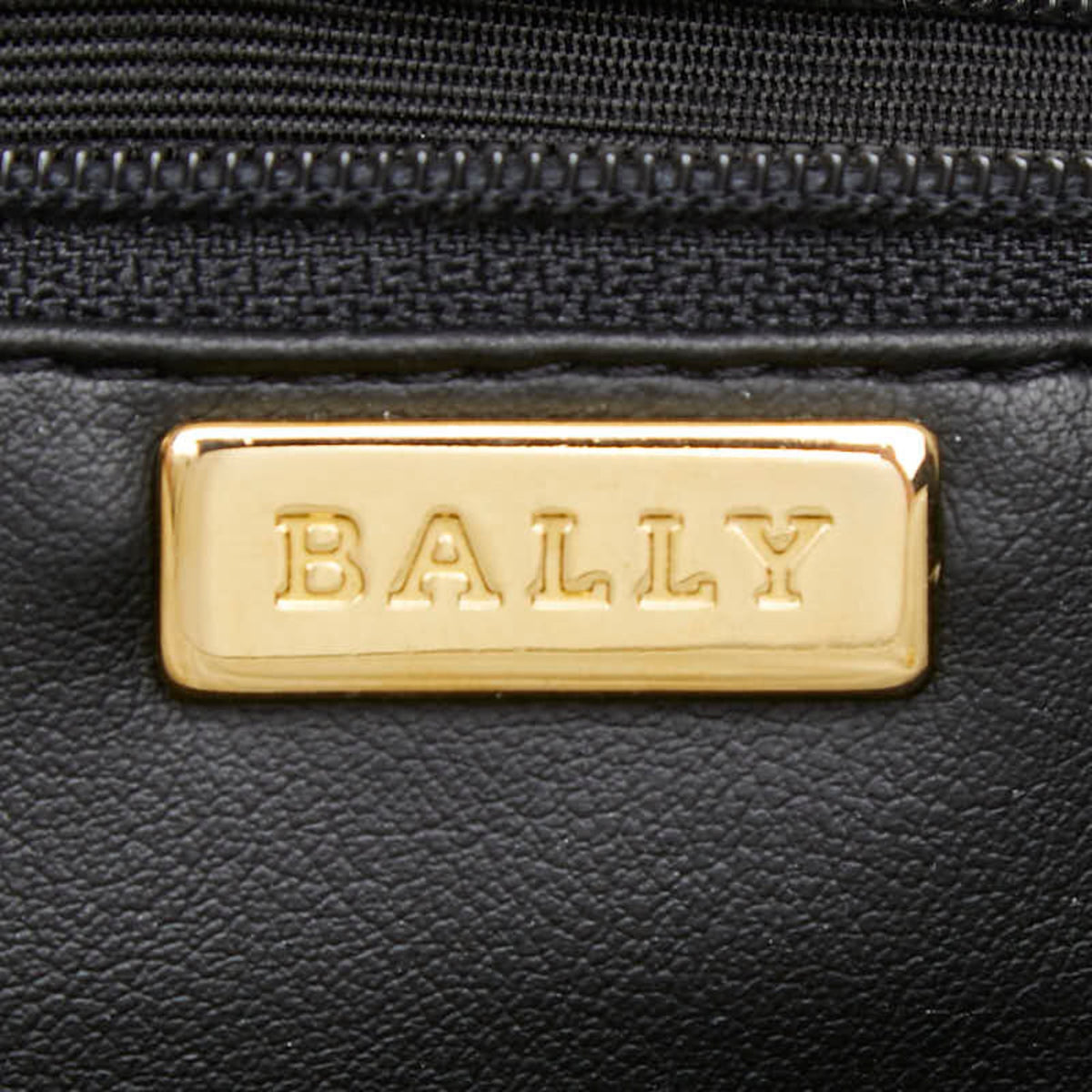 Bally White Leather Shoulder Bag Tote Bag (Pre-Owned)
