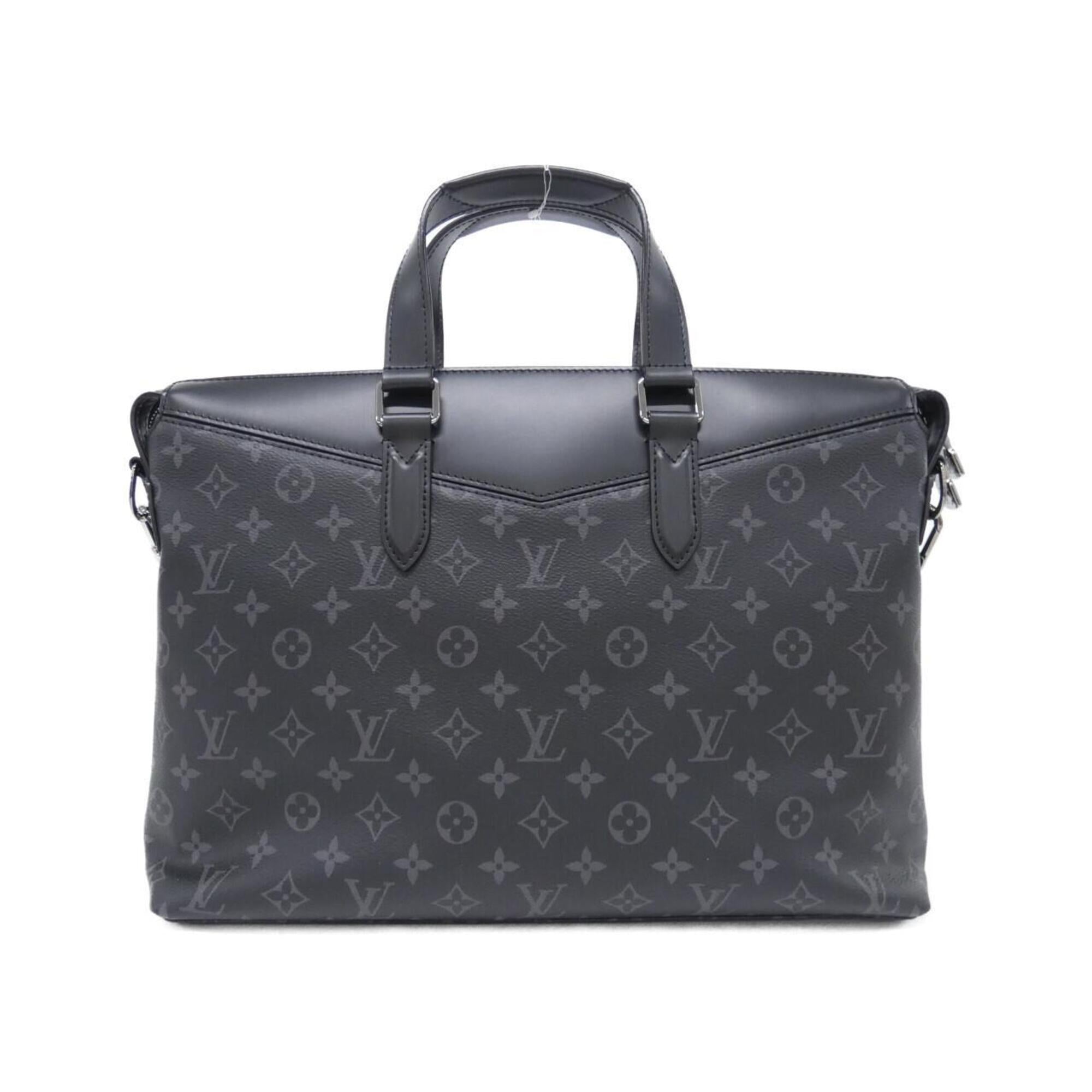 Louis Vuitton Monogram Eclipse Black Coated Canvas Briefcase (Pre-Owned)