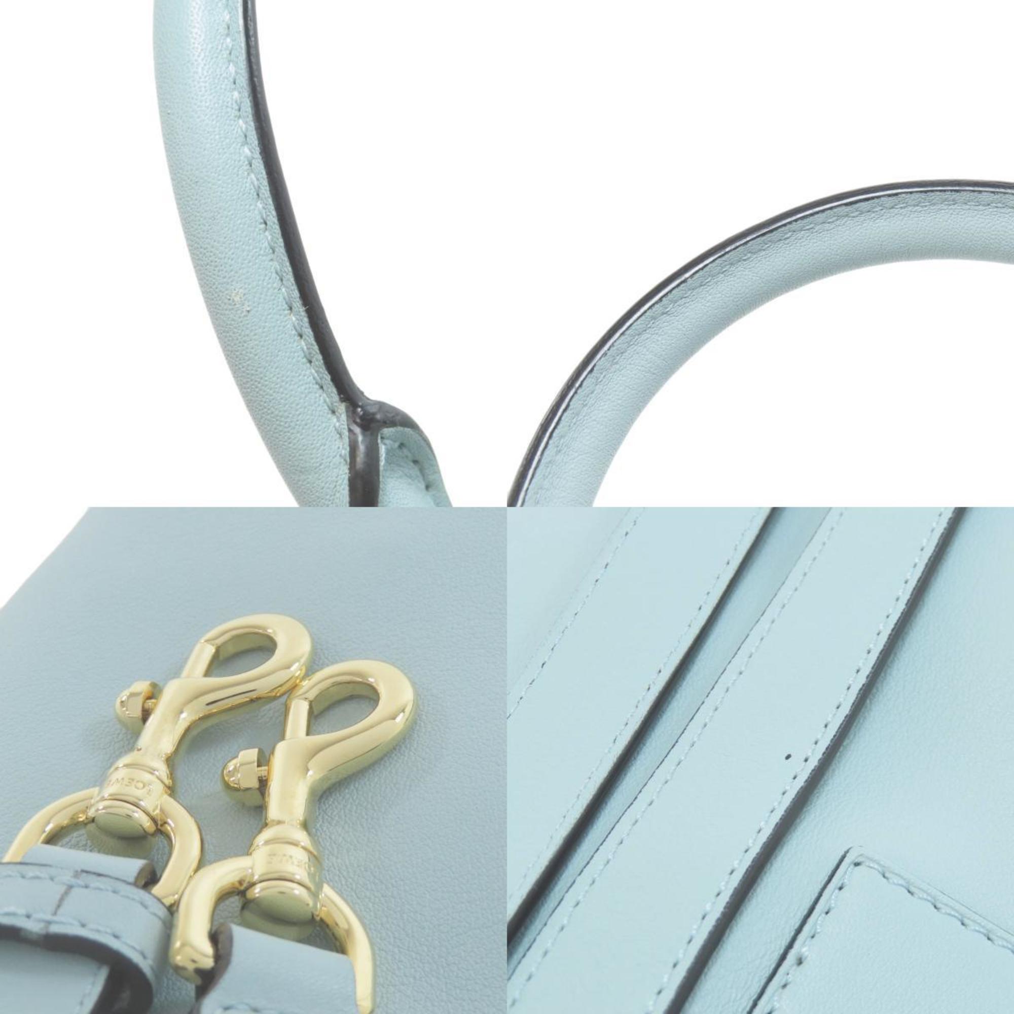 Loewe Light Blue Leather Handbag (Pre-Owned)