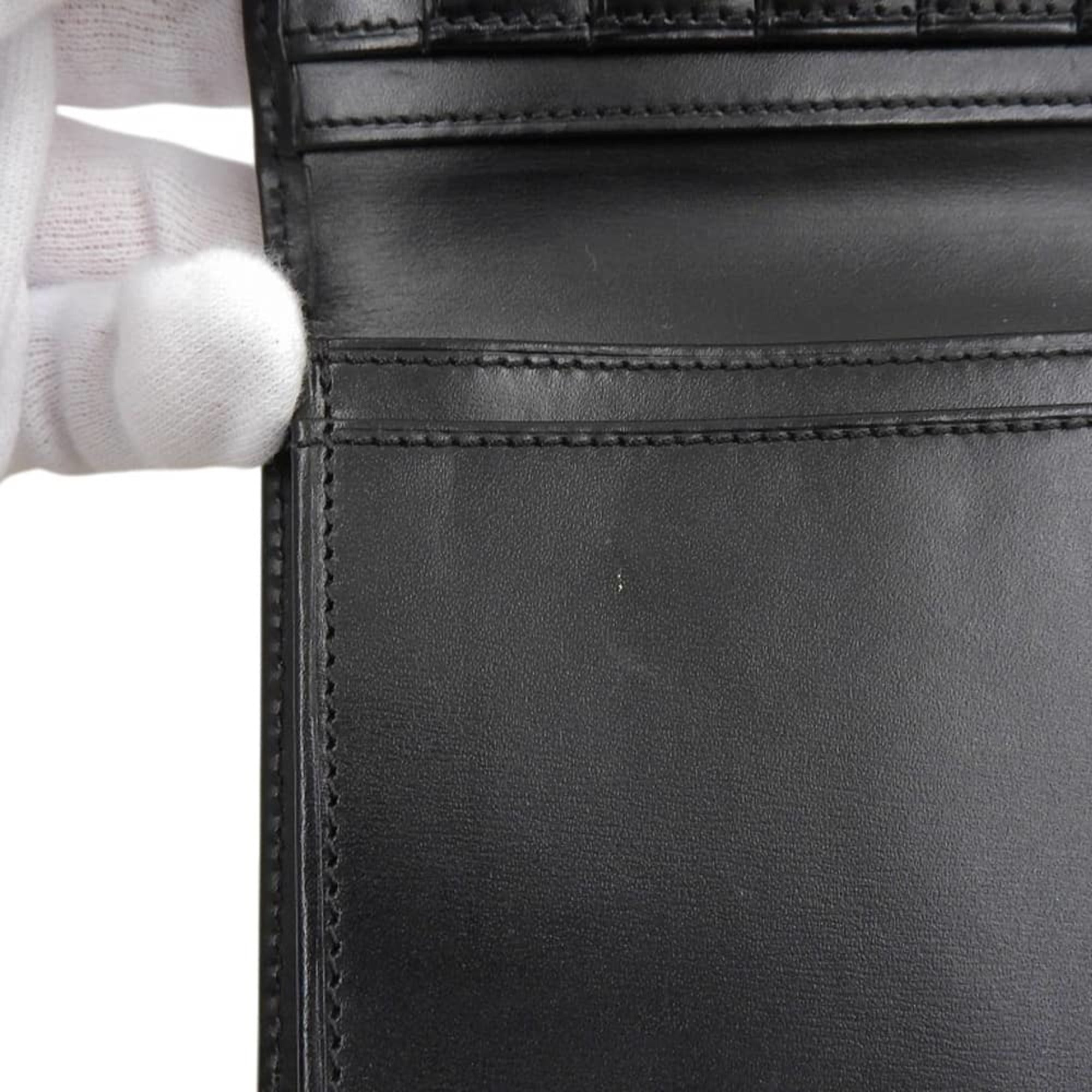 Cartier Black Leather Bill Wallet (Bi-Fold) (Pre-Owned)