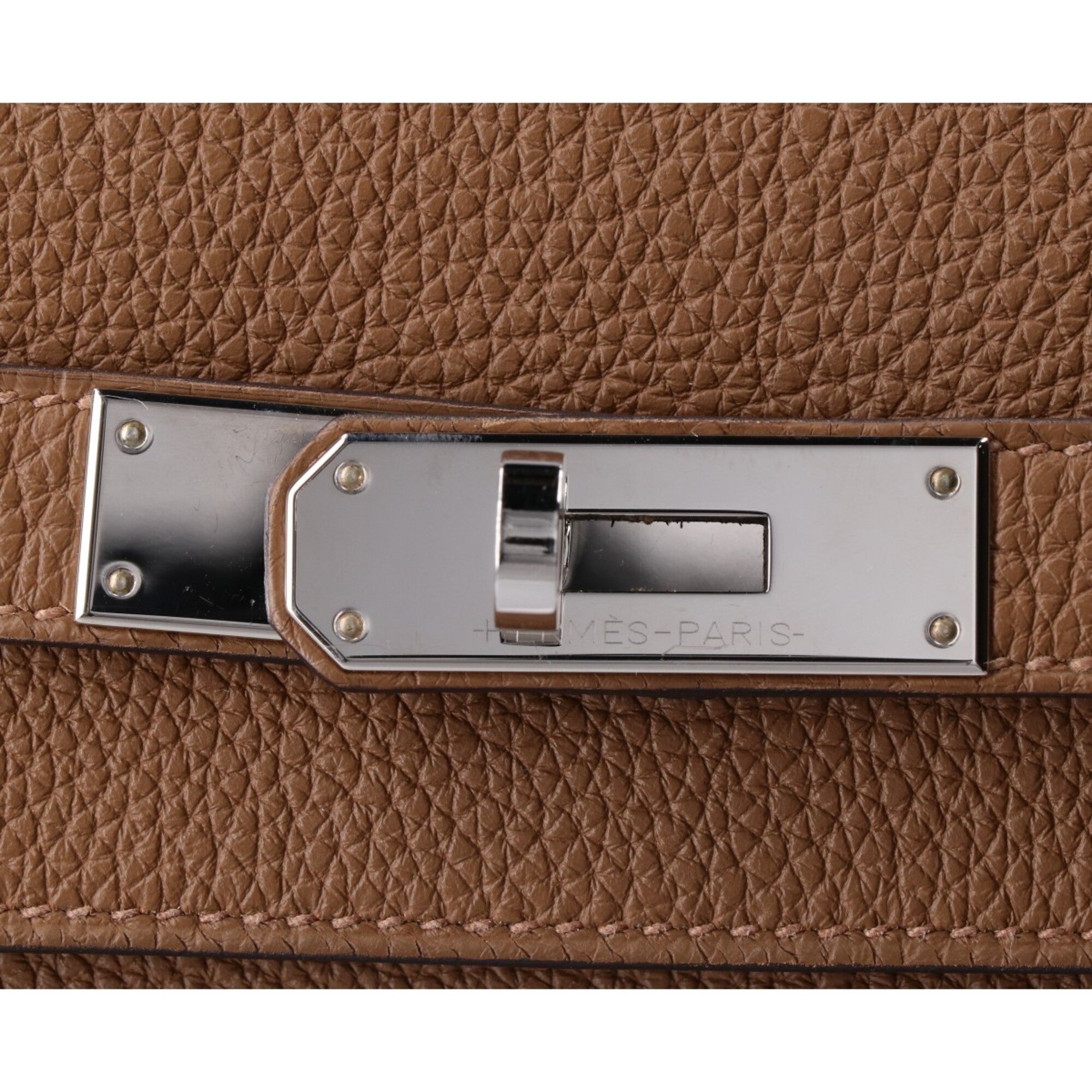 Hermes Alezan Togo Leather Clutch Bag (Pre-Owned)