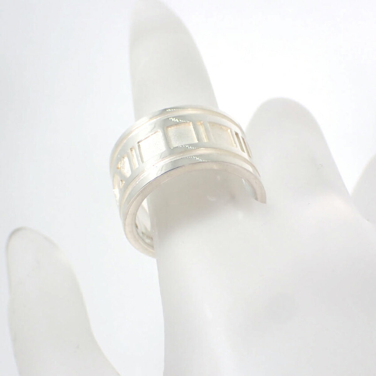 Tiffany Sterling Silver 925 Band Ring (Pre-Owned)