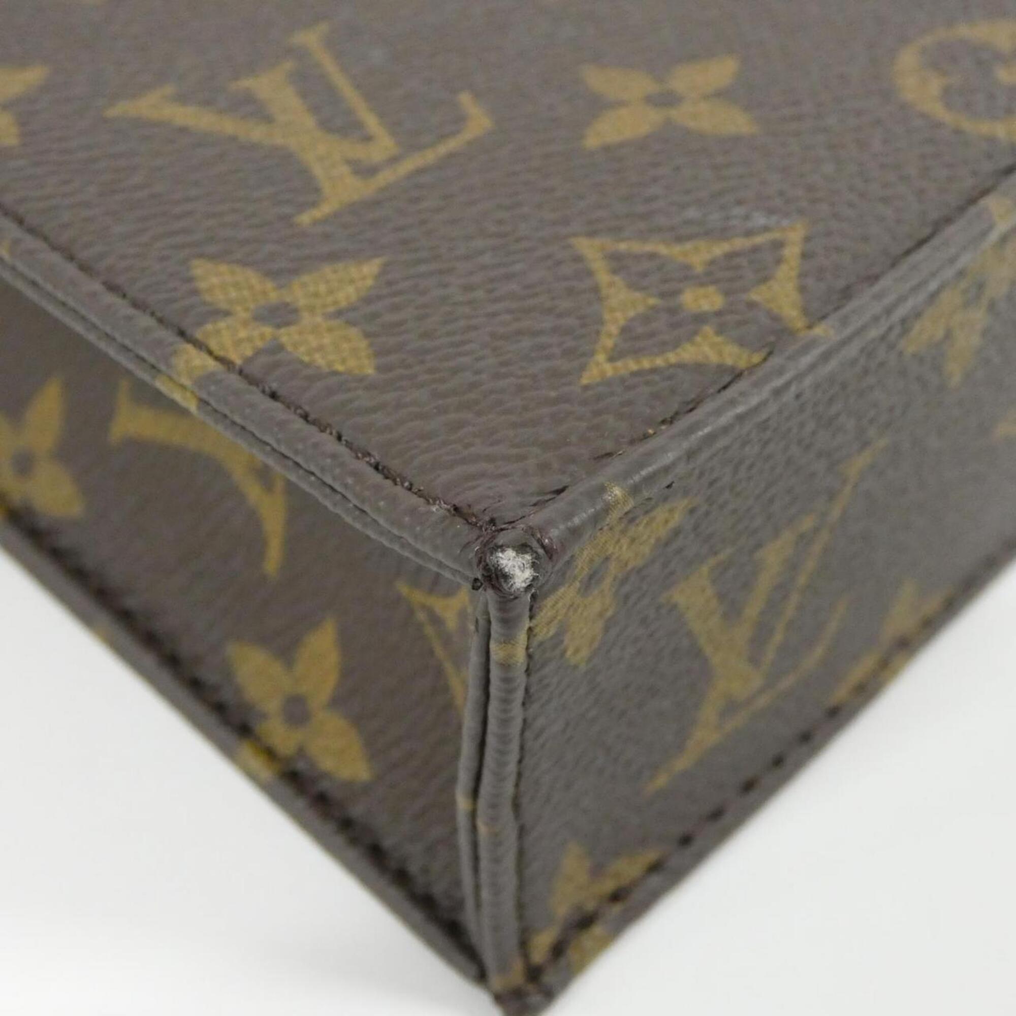 Louis Vuitton Marron Coated Canvas Handbag (Pre-Owned)