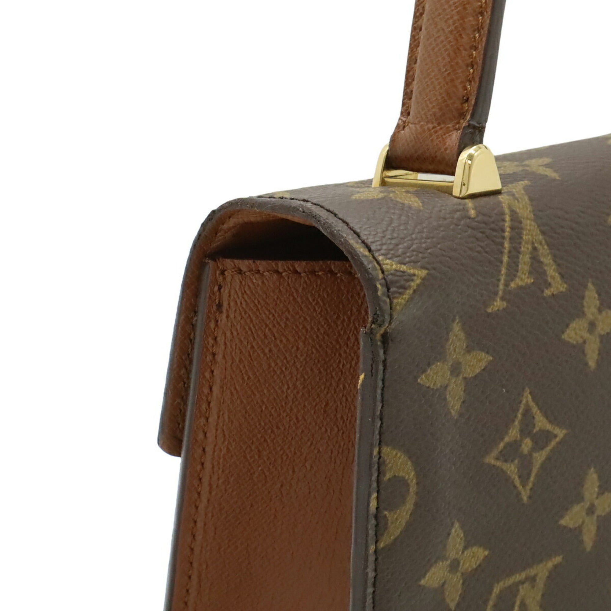 Louis Vuitton Brown Monogram Canvas Pvc Coated Canvas Handbag (Pre-Owned)