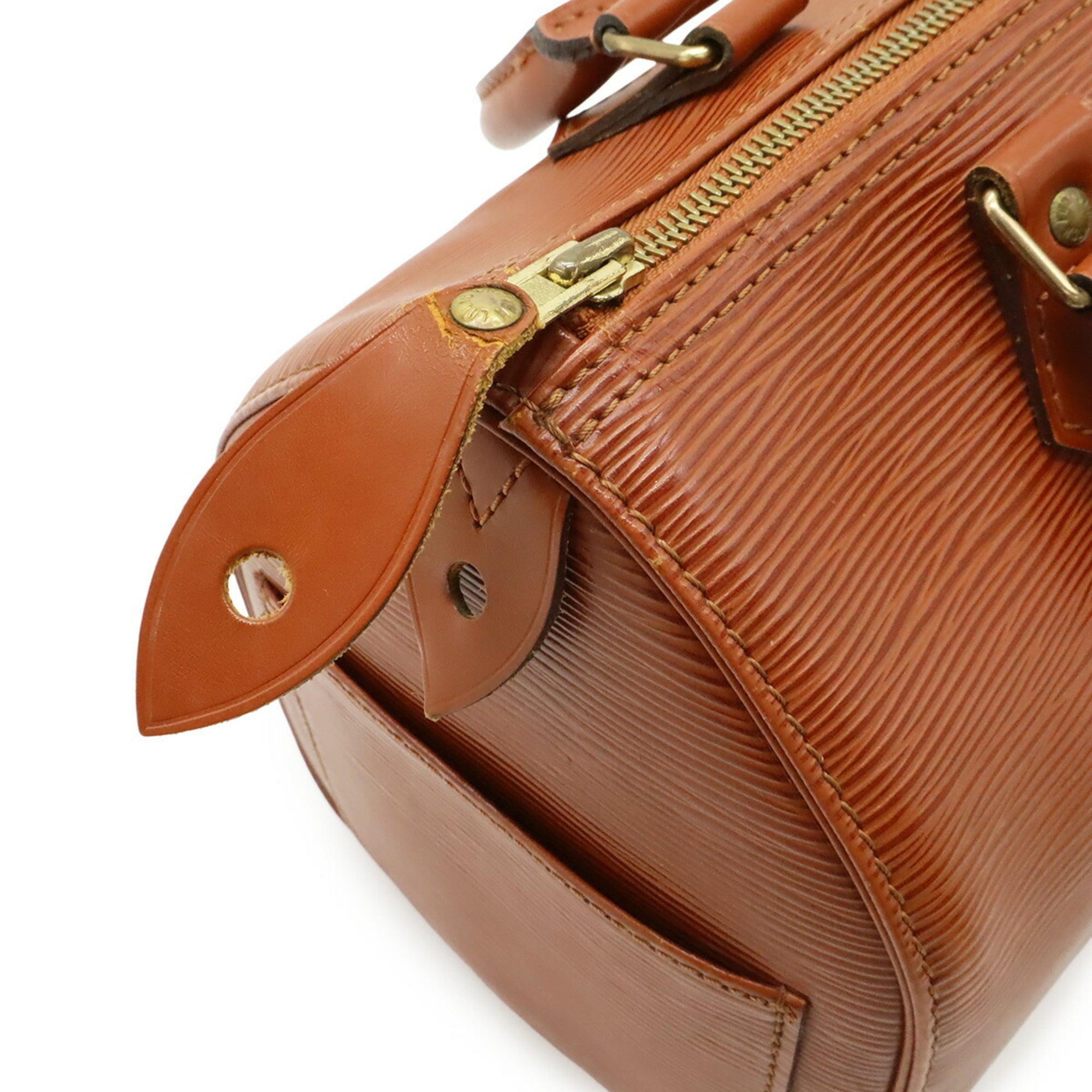 Louis Vuitton Epi Kenyan Brown Epi Leather Handbag (Pre-Owned)